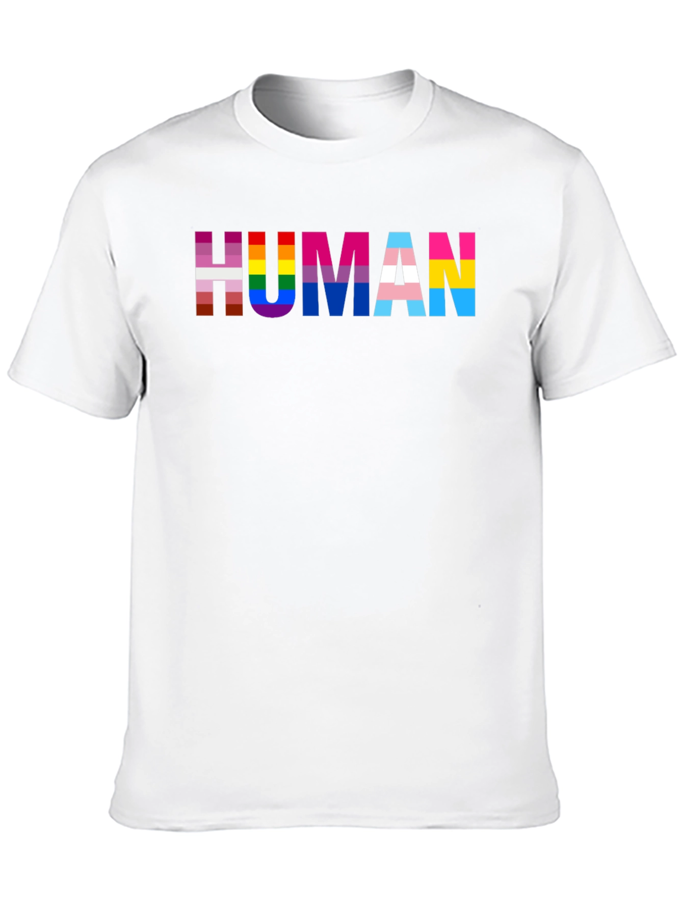 LGBTQ+ Pride HUMAN Graphic T-Shirt