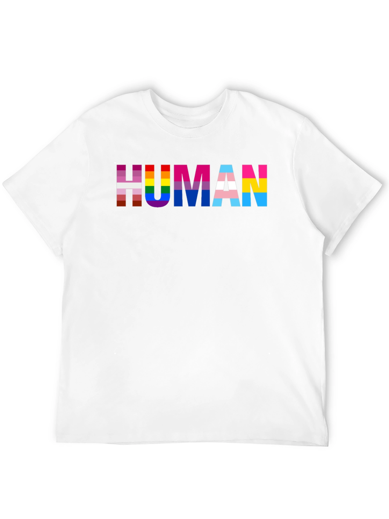 LGBTQ+ Pride HUMAN Graphic T-Shirt