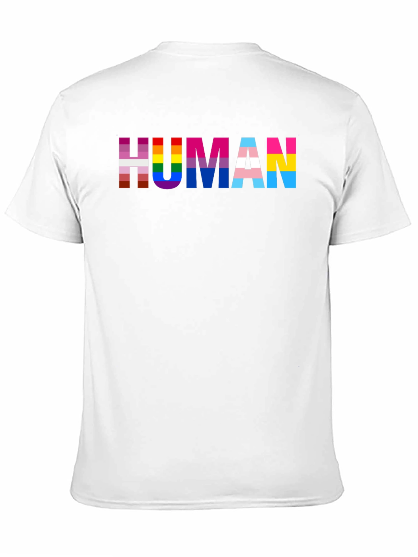 LGBTQ+ Pride HUMAN Graphic T-Shirt