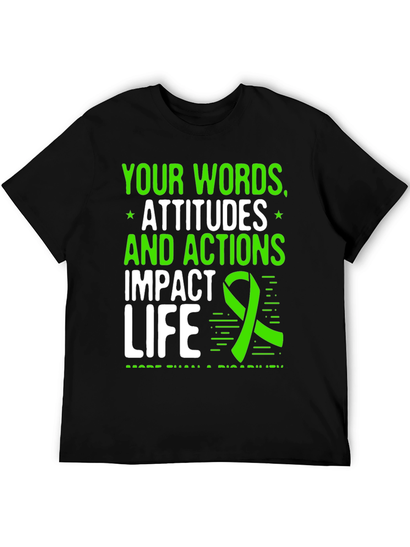 Words Attitudes Actions Impact Life Awareness T-Shirt