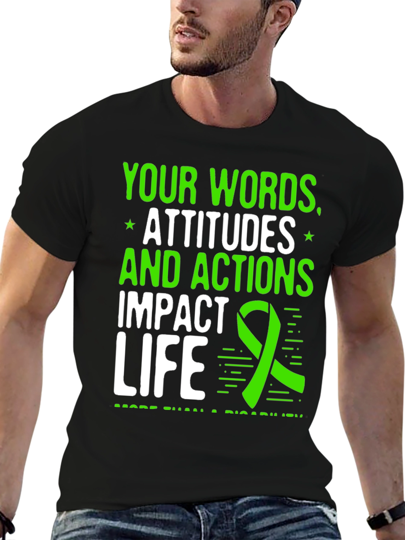 Words Attitudes Actions Impact Life Awareness T-Shirt