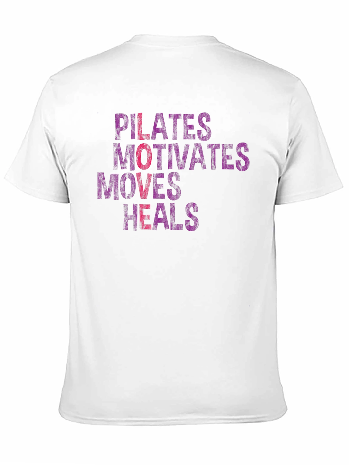 Pilates Motivates Moves Heals Graphic Tee
