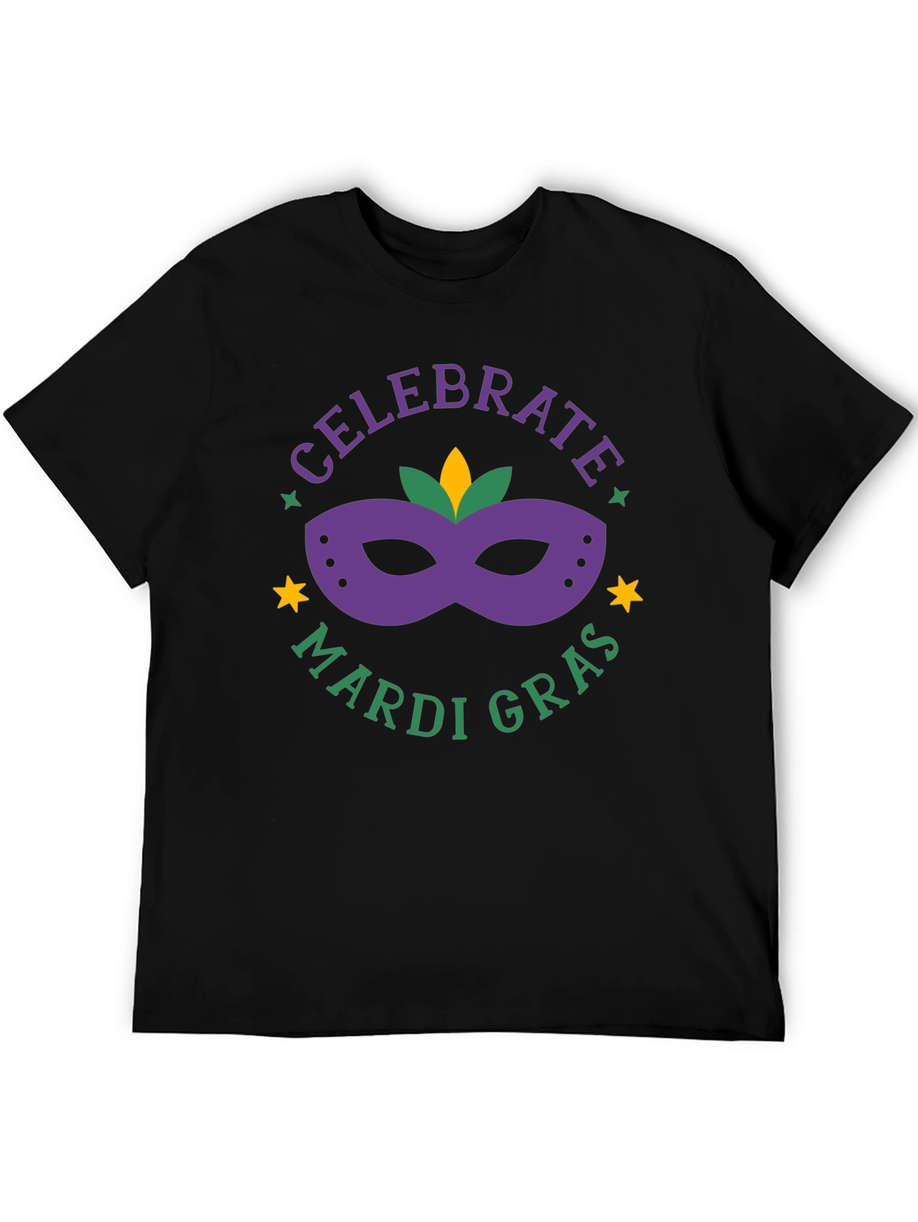 Celebrate Mardi Gras Graphic T-Shirt