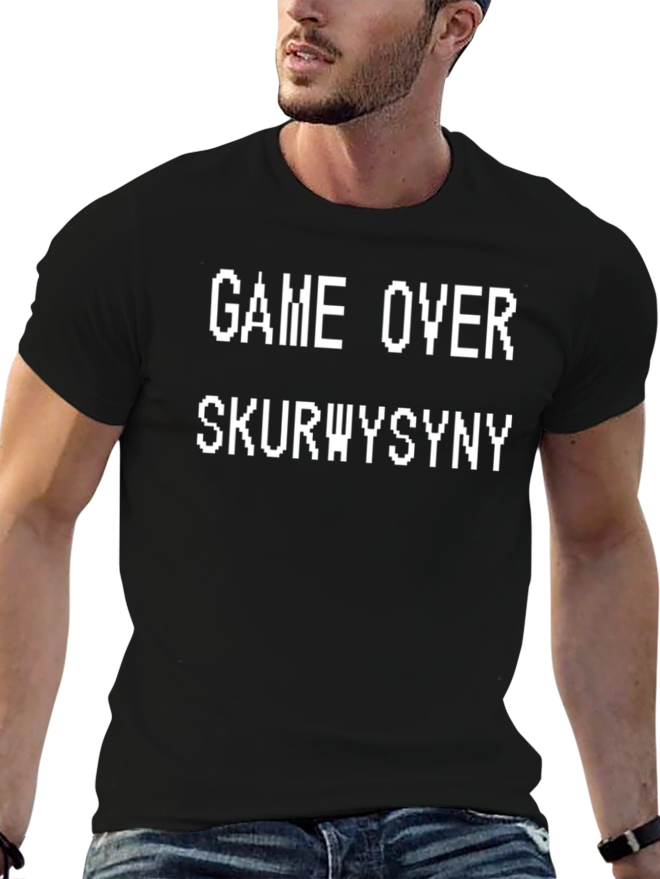 Game Over Graphic Tee - Funny Polish Shirt