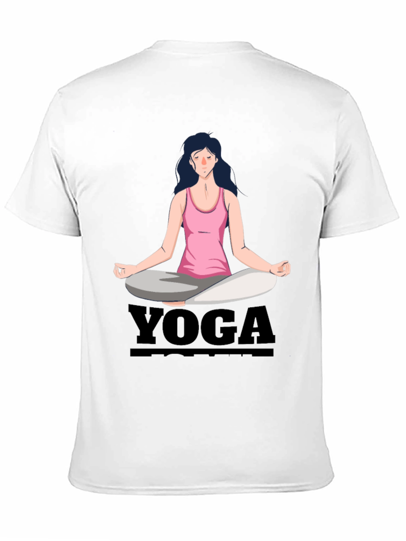 Yoga Meditation T-Shirt Black