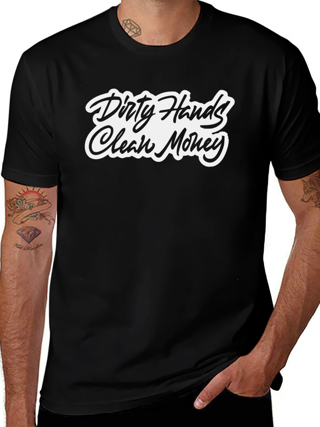 Dirty Hands Clean Money Graphic Tee