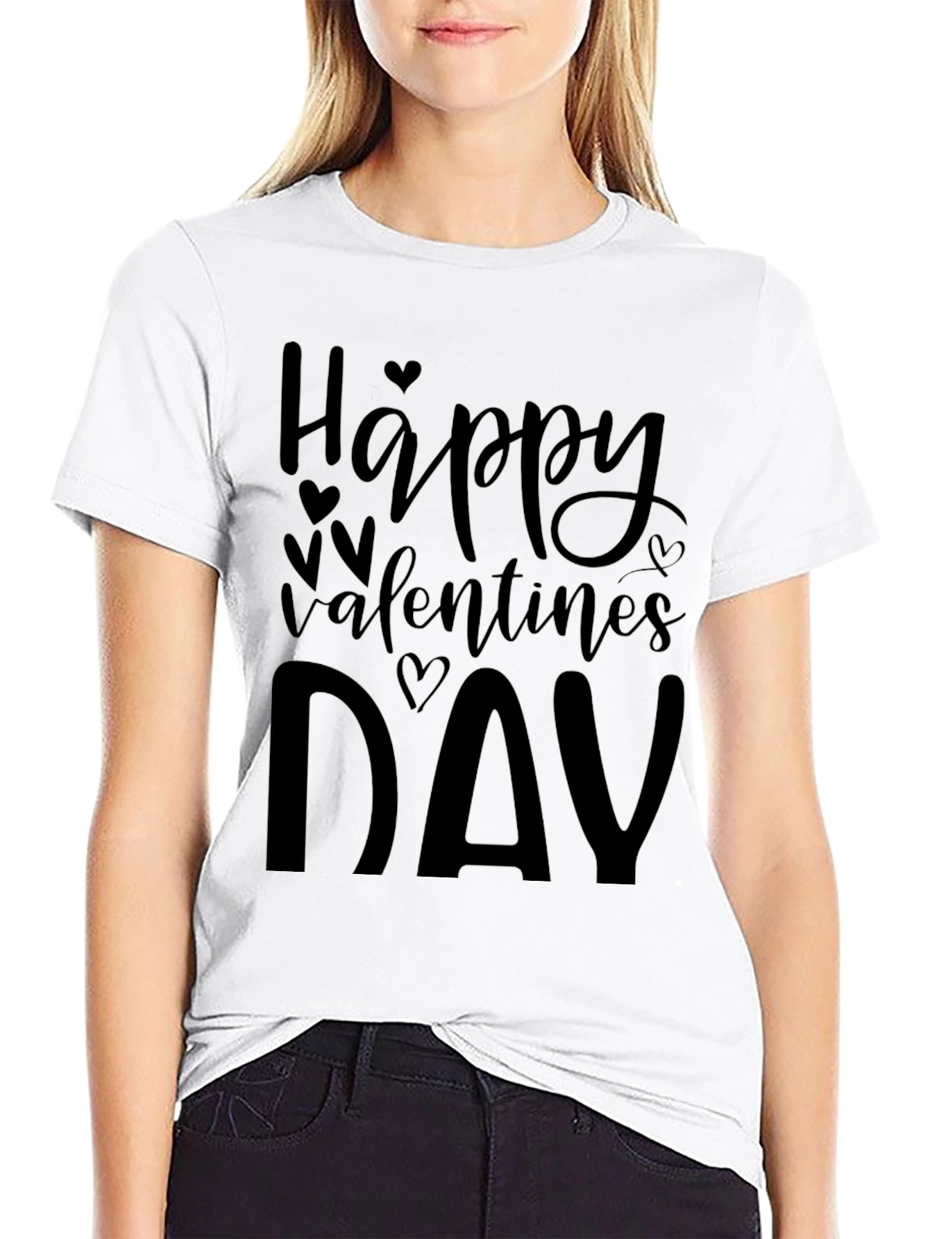 Happy Valentines Day Graphic T-Shirt