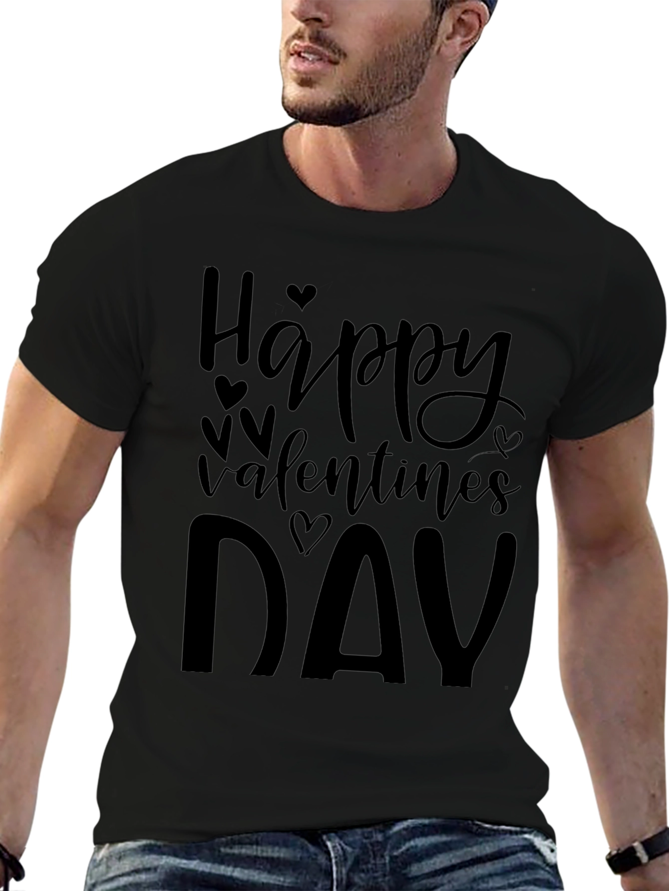 Happy Valentines Day Graphic T-Shirt