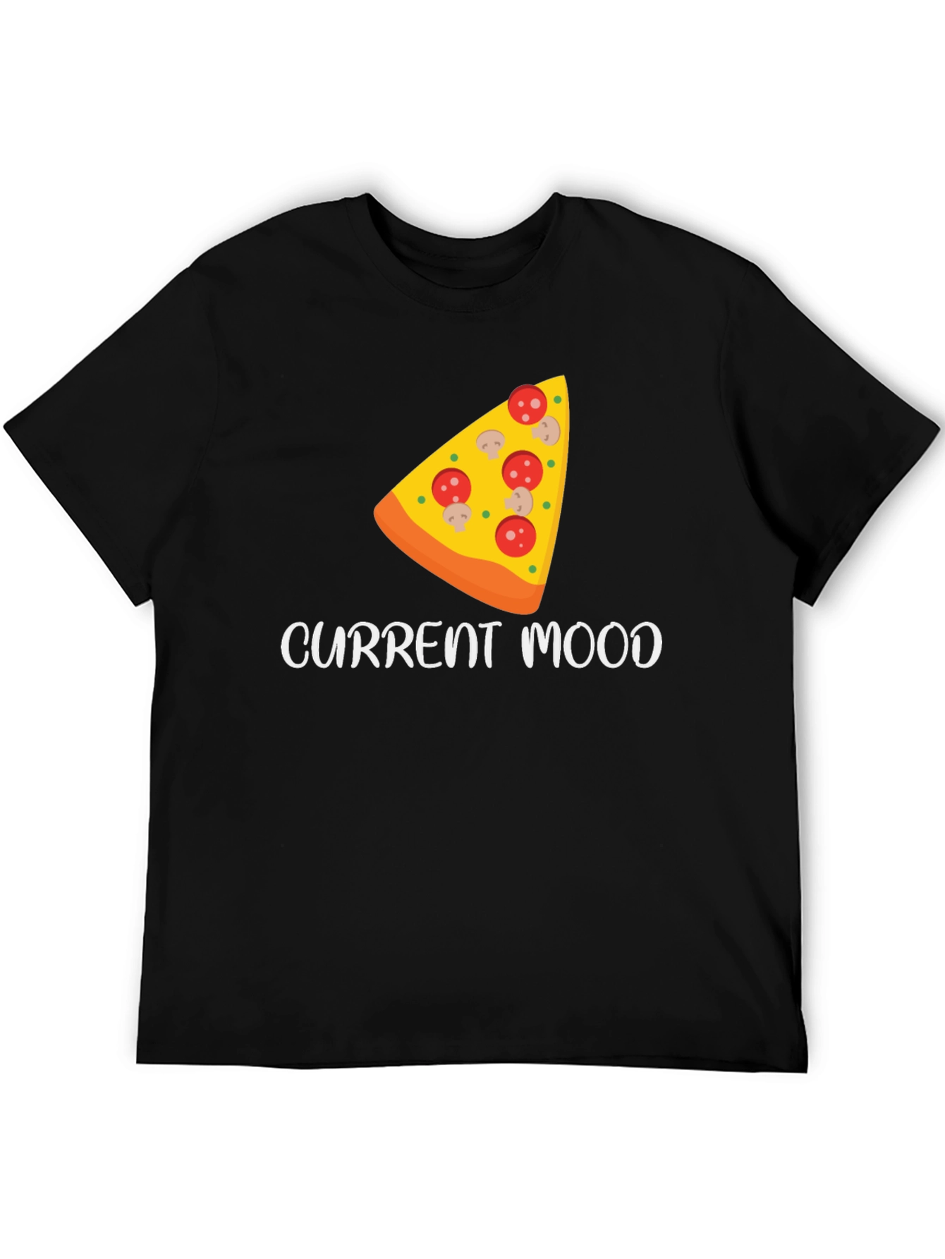 Pizza Mood Graphic Tee - Unisex Casual T-Shirt