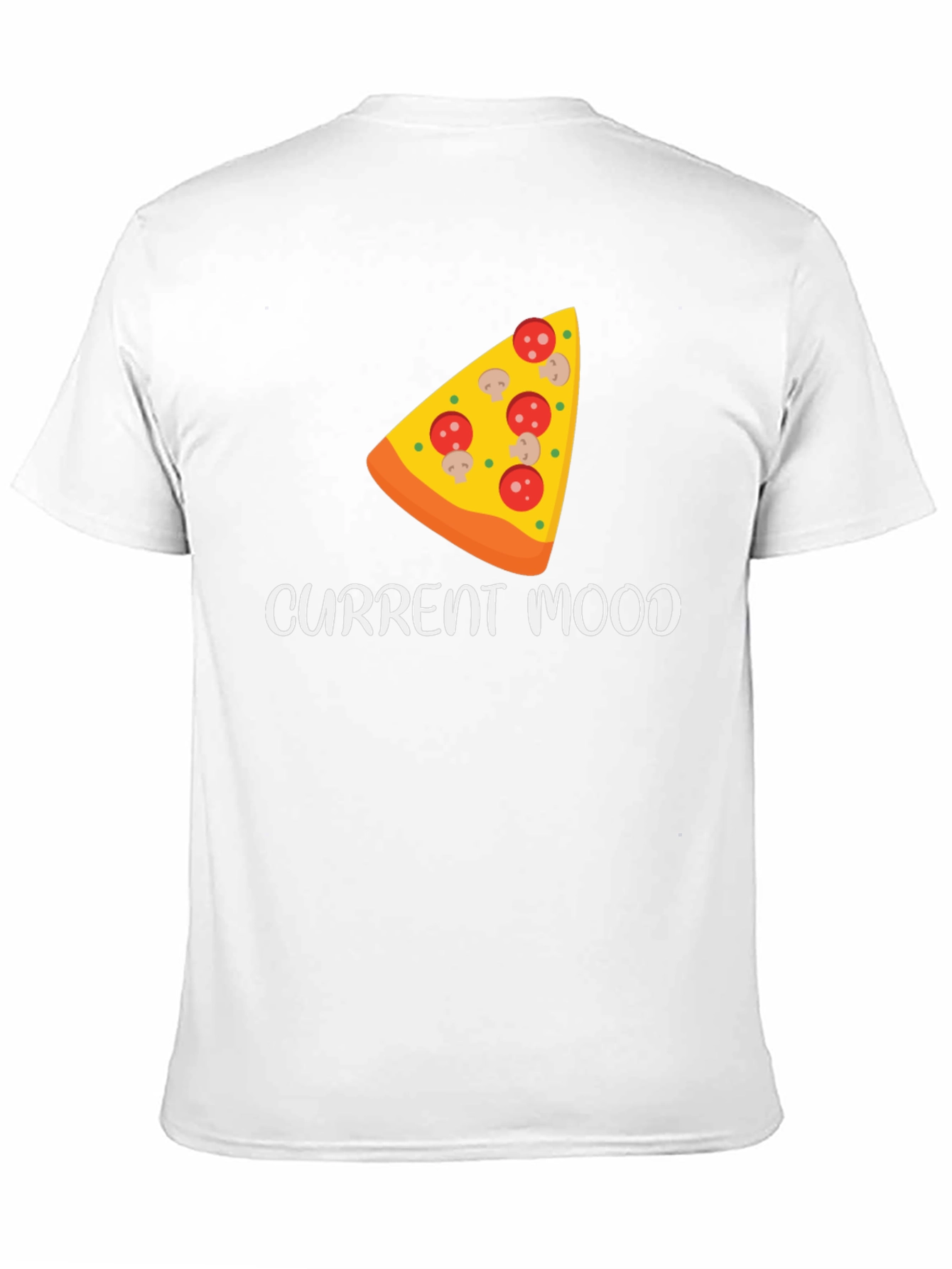 Pizza Mood Graphic Tee - Unisex Casual T-Shirt