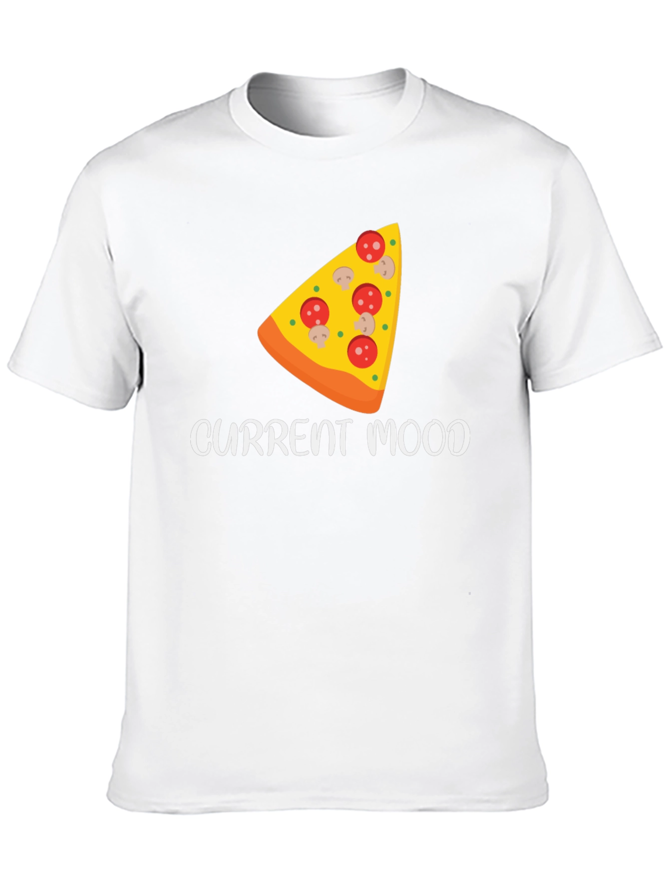 Pizza Mood Graphic Tee - Unisex Casual T-Shirt