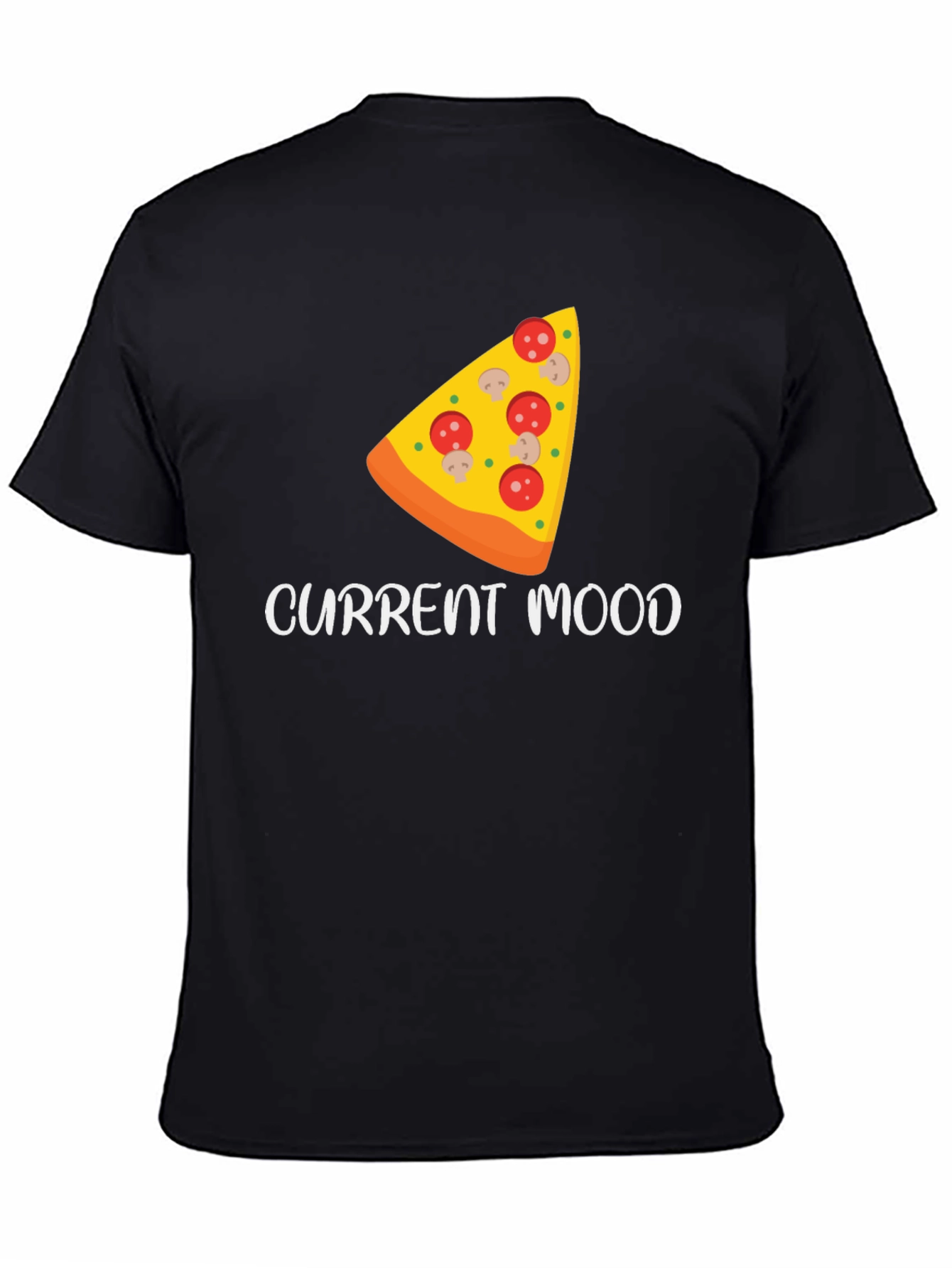 Pizza Mood Graphic Tee - Unisex Casual T-Shirt