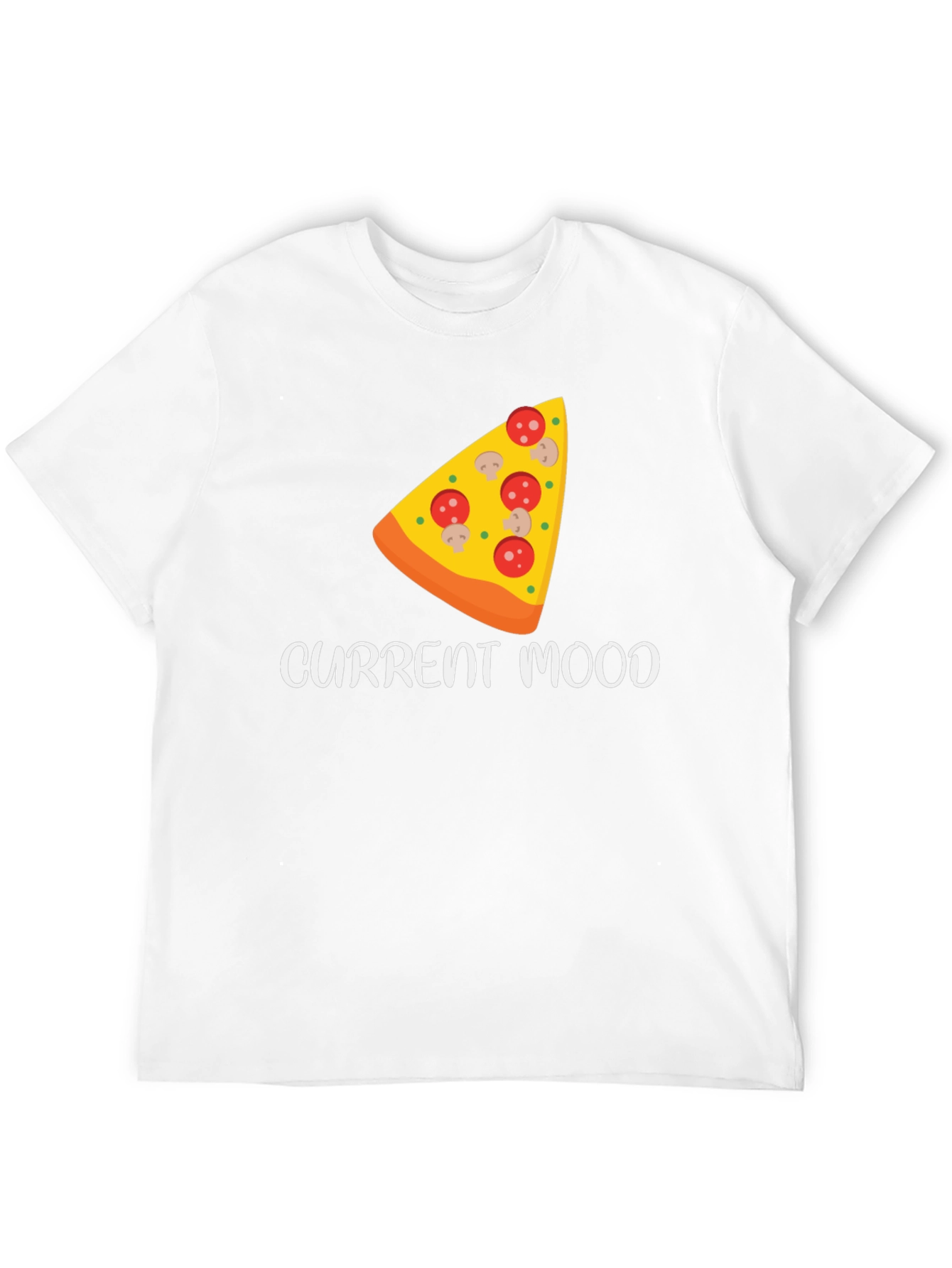 Pizza Mood Graphic Tee - Unisex Casual T-Shirt