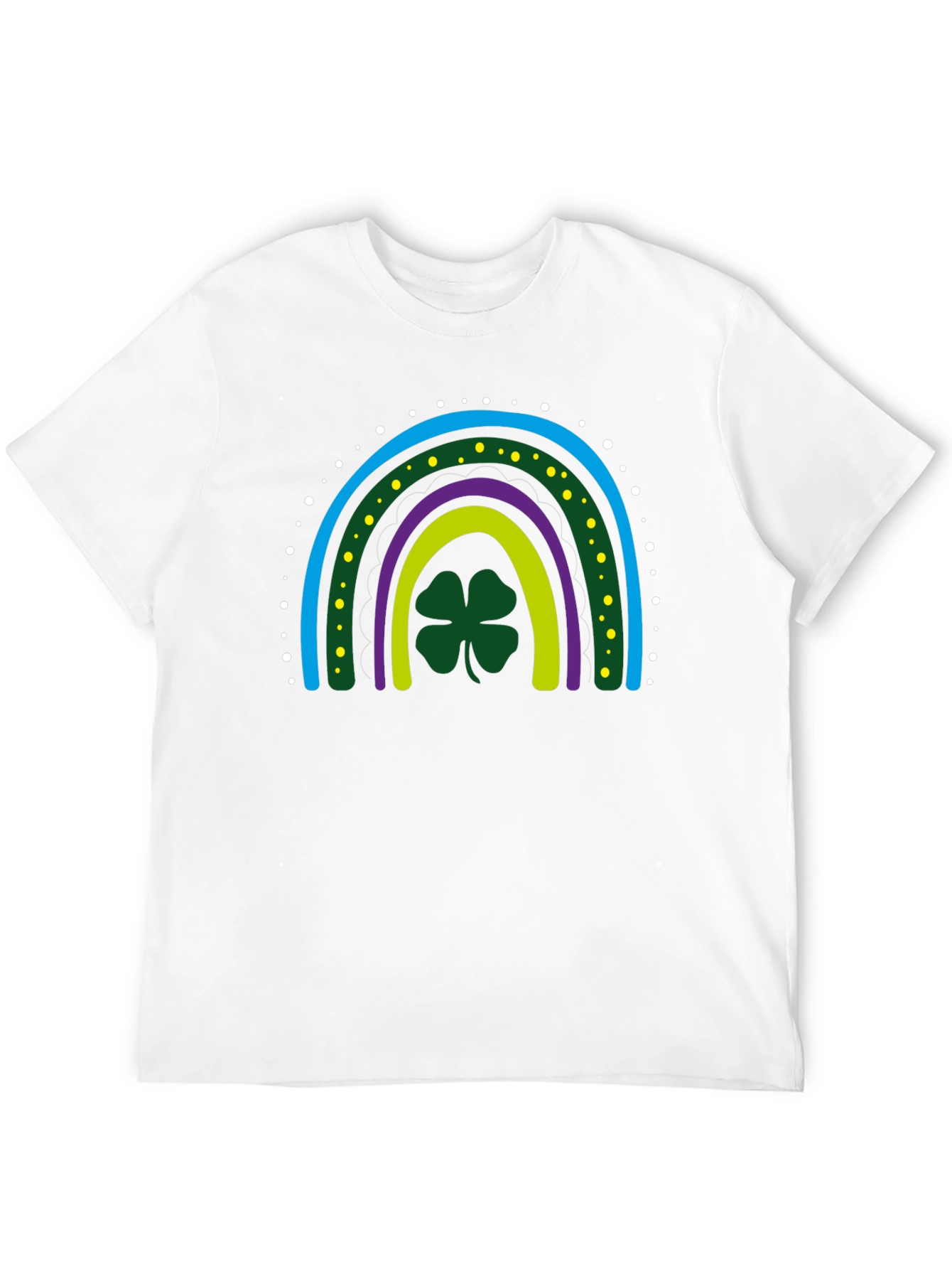 St. Patricks Day Rainbow Clover T-Shirt