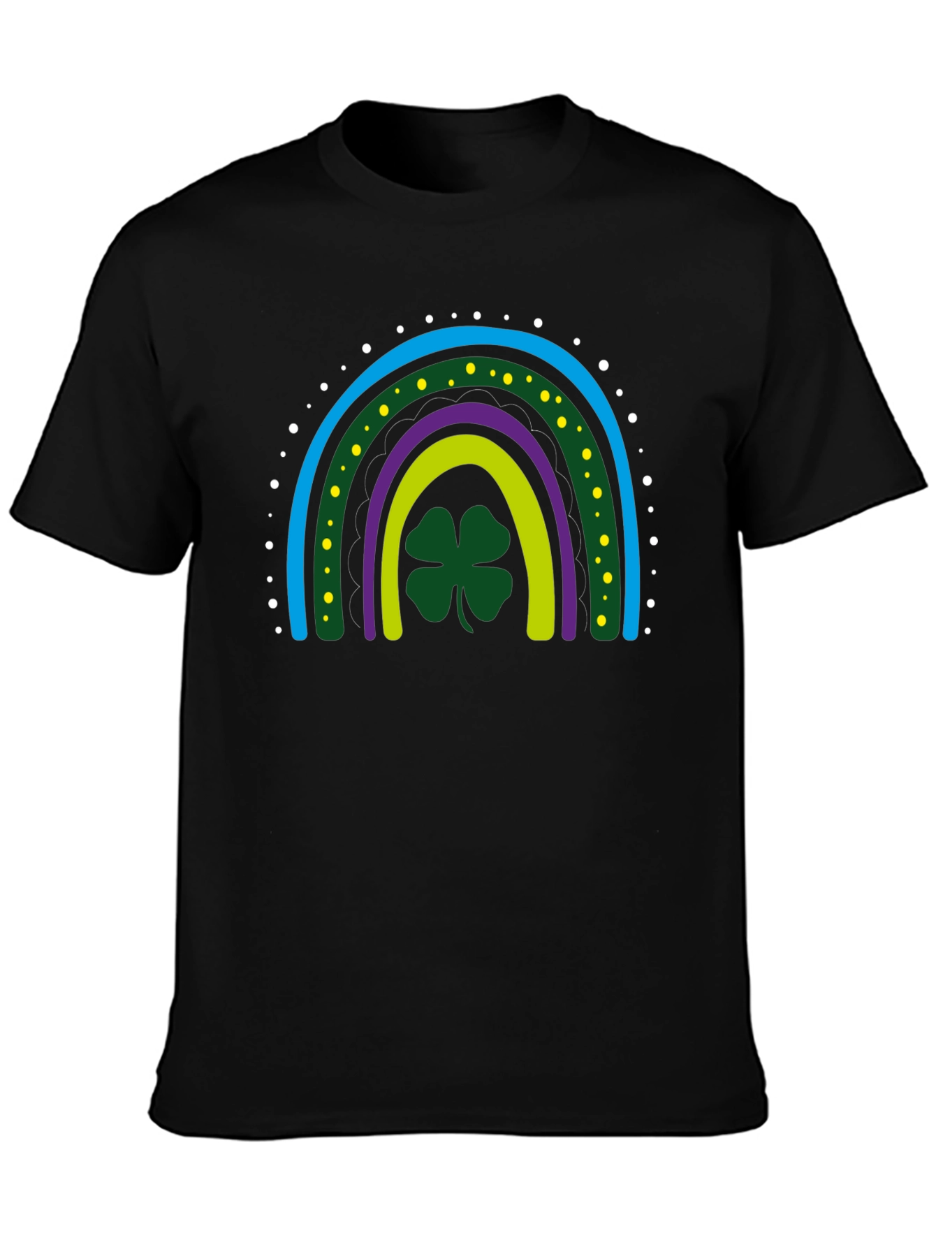St. Patricks Day Rainbow Clover T-Shirt