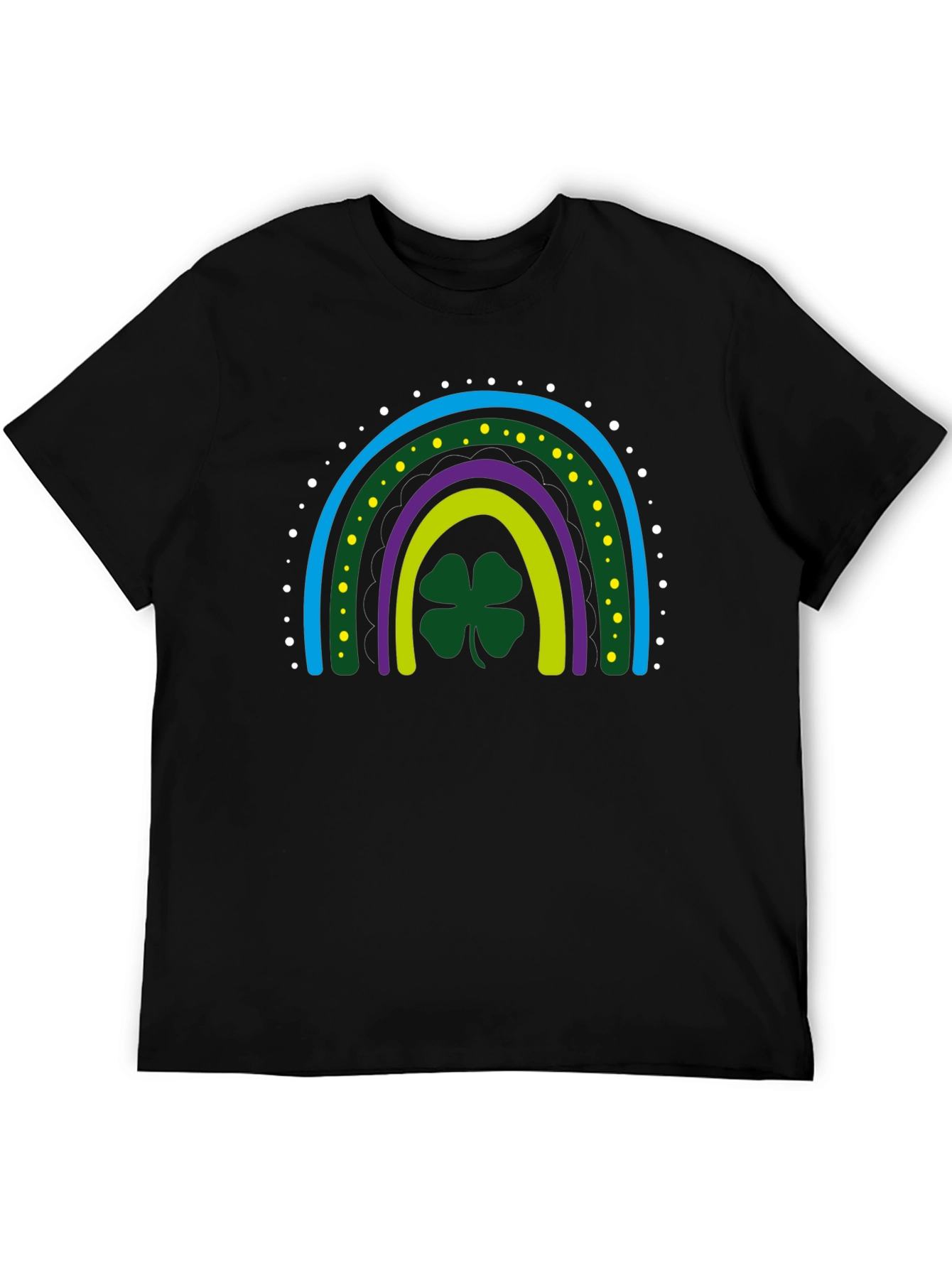 St. Patricks Day Rainbow Clover T-Shirt