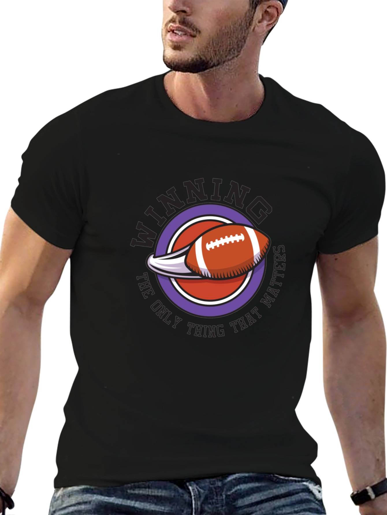 Winning Matters T-Shirt - Football Design