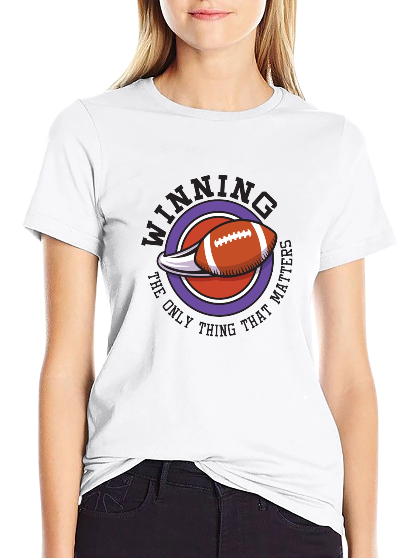 Winning Matters T-Shirt - Football Design