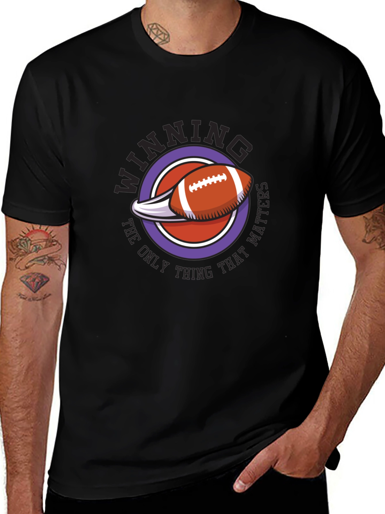 Winning Matters T-Shirt - Football Design