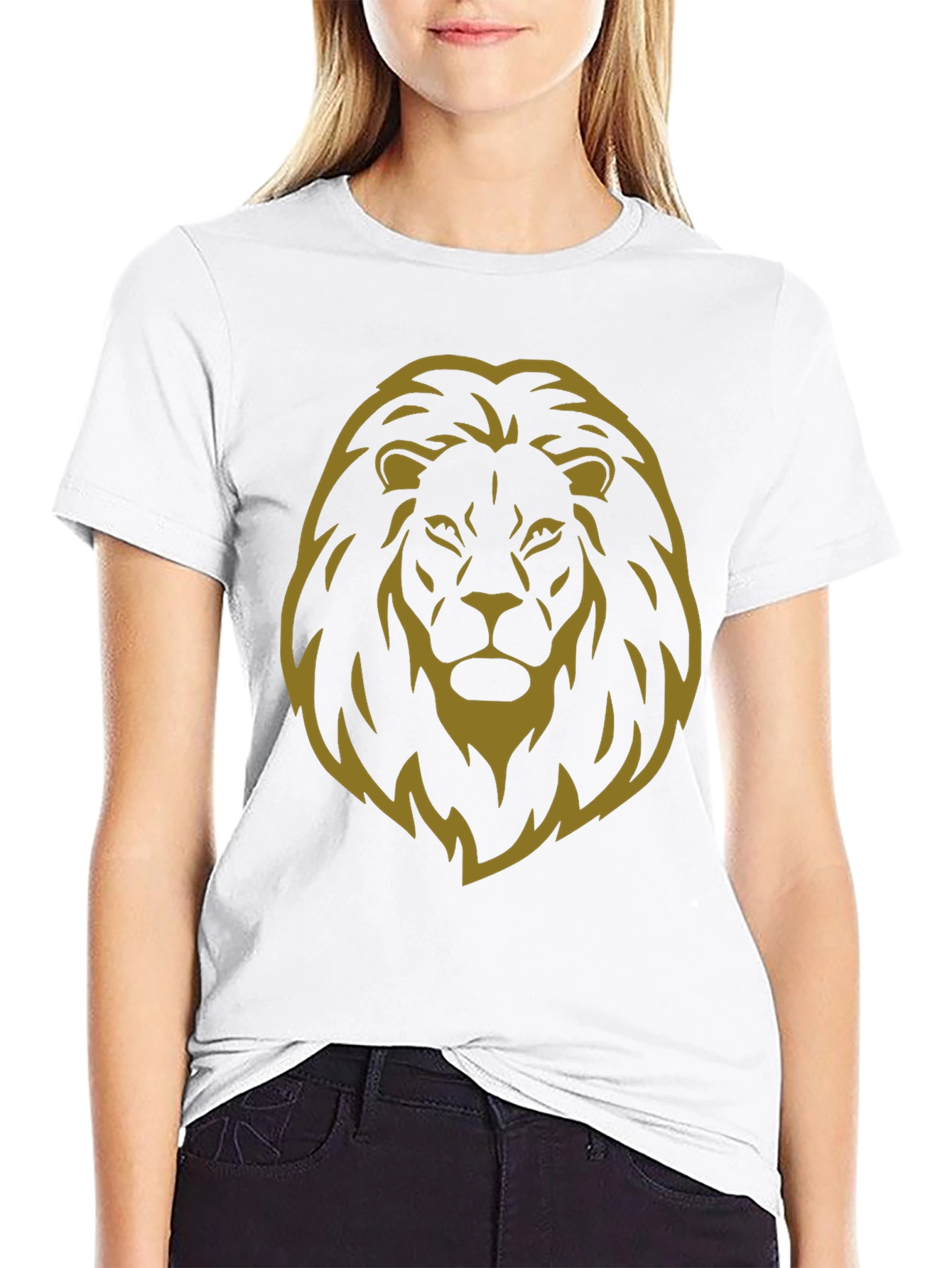 Lion Crest Black T-Shirt