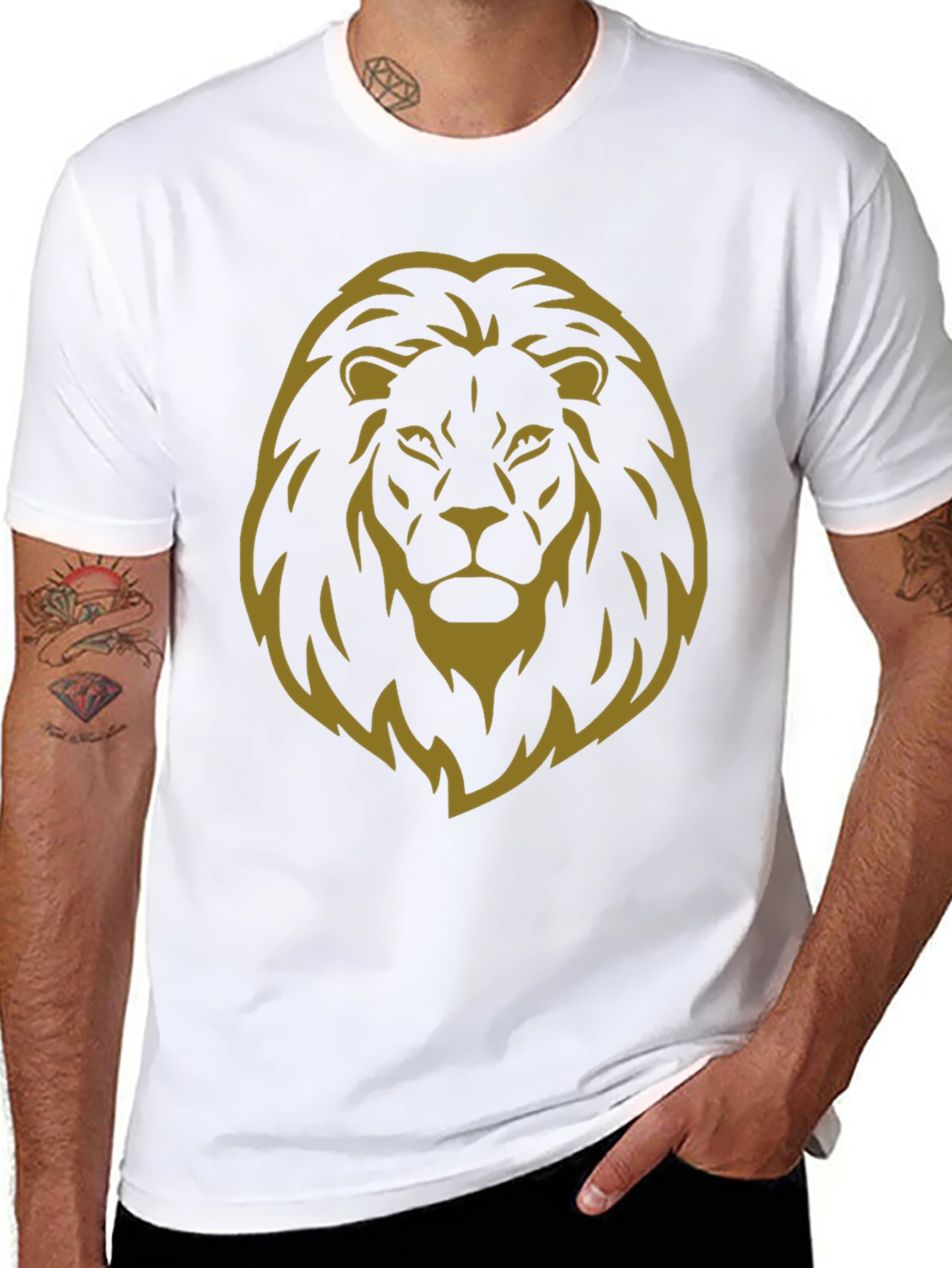Lion Crest Black T-Shirt