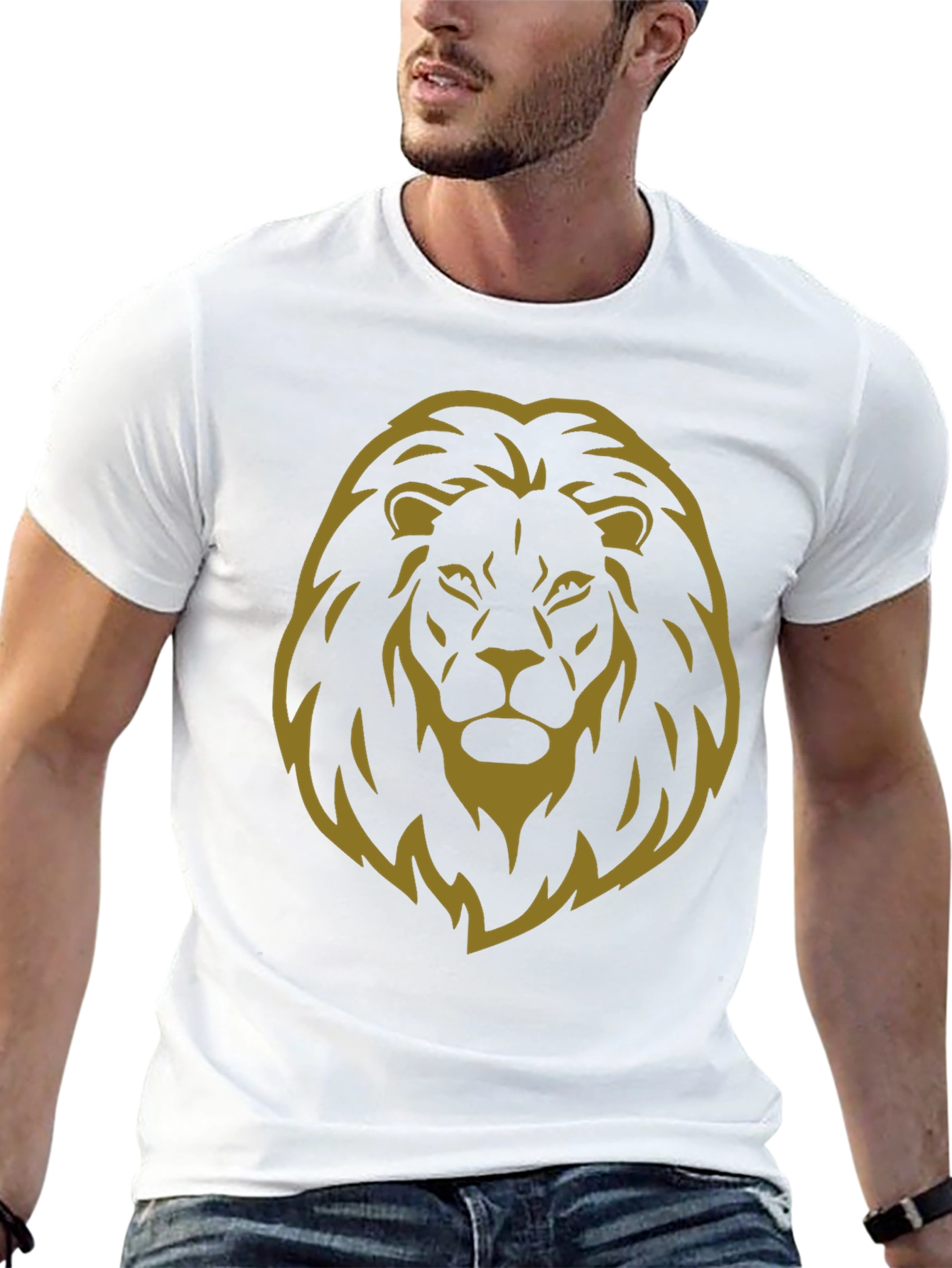 Lion Crest Black T-Shirt