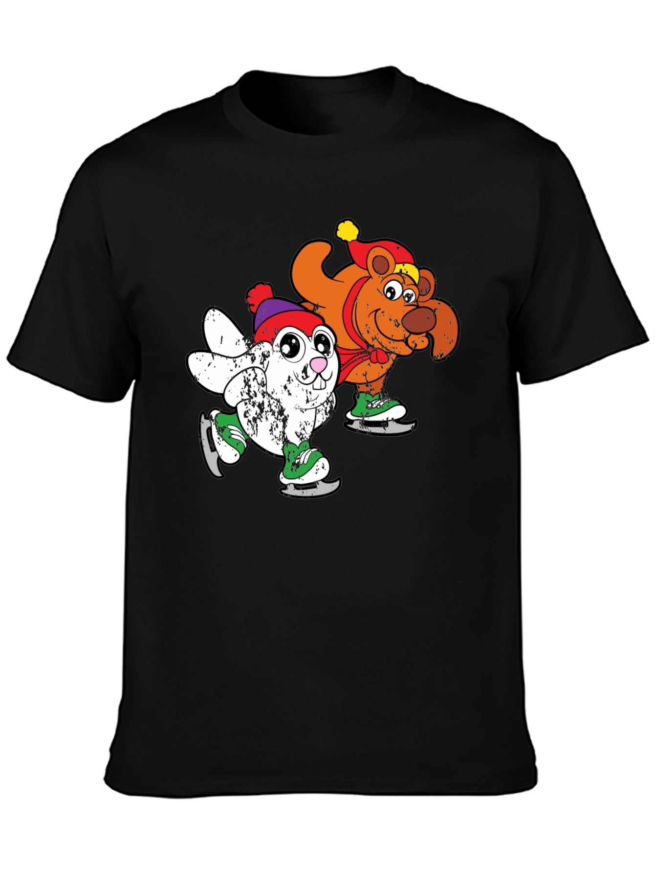 Skating Friends Graphic T-Shirt