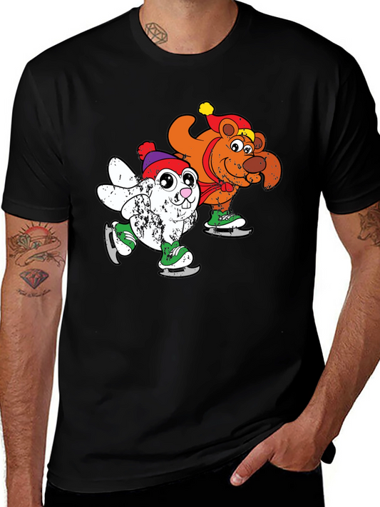 Skating Friends Graphic T-Shirt