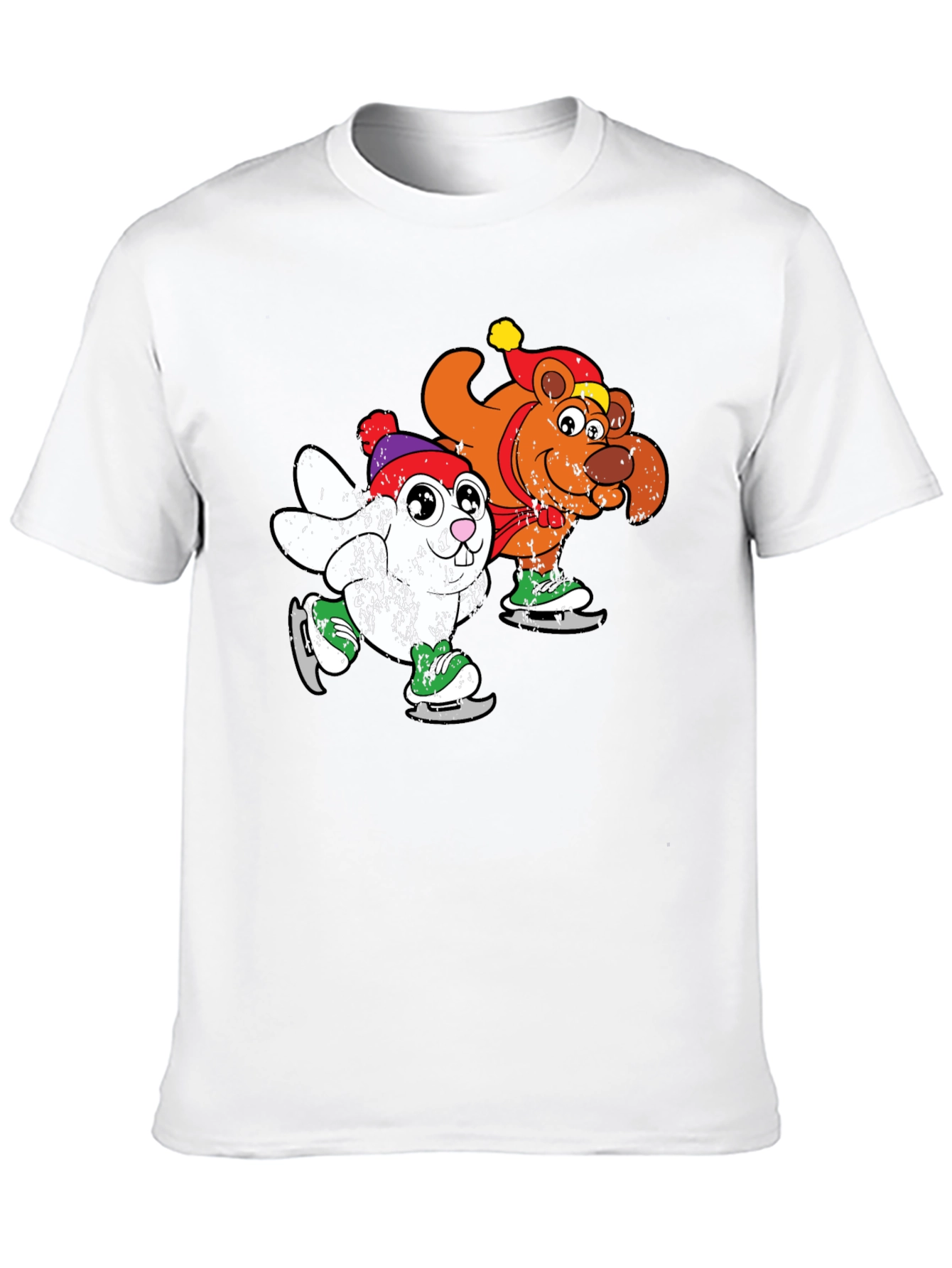 Skating Friends Graphic T-Shirt