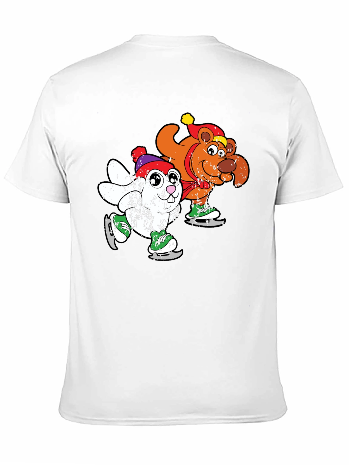 Skating Friends Graphic T-Shirt