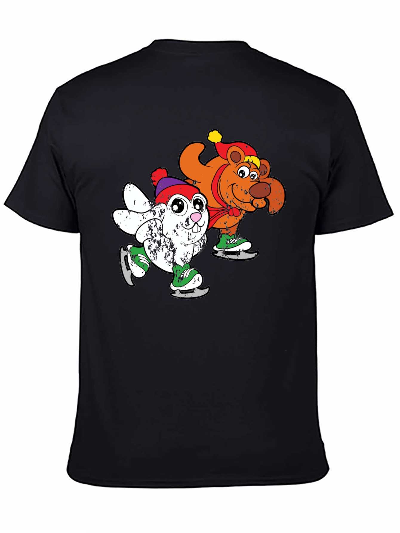 Skating Friends Graphic T-Shirt