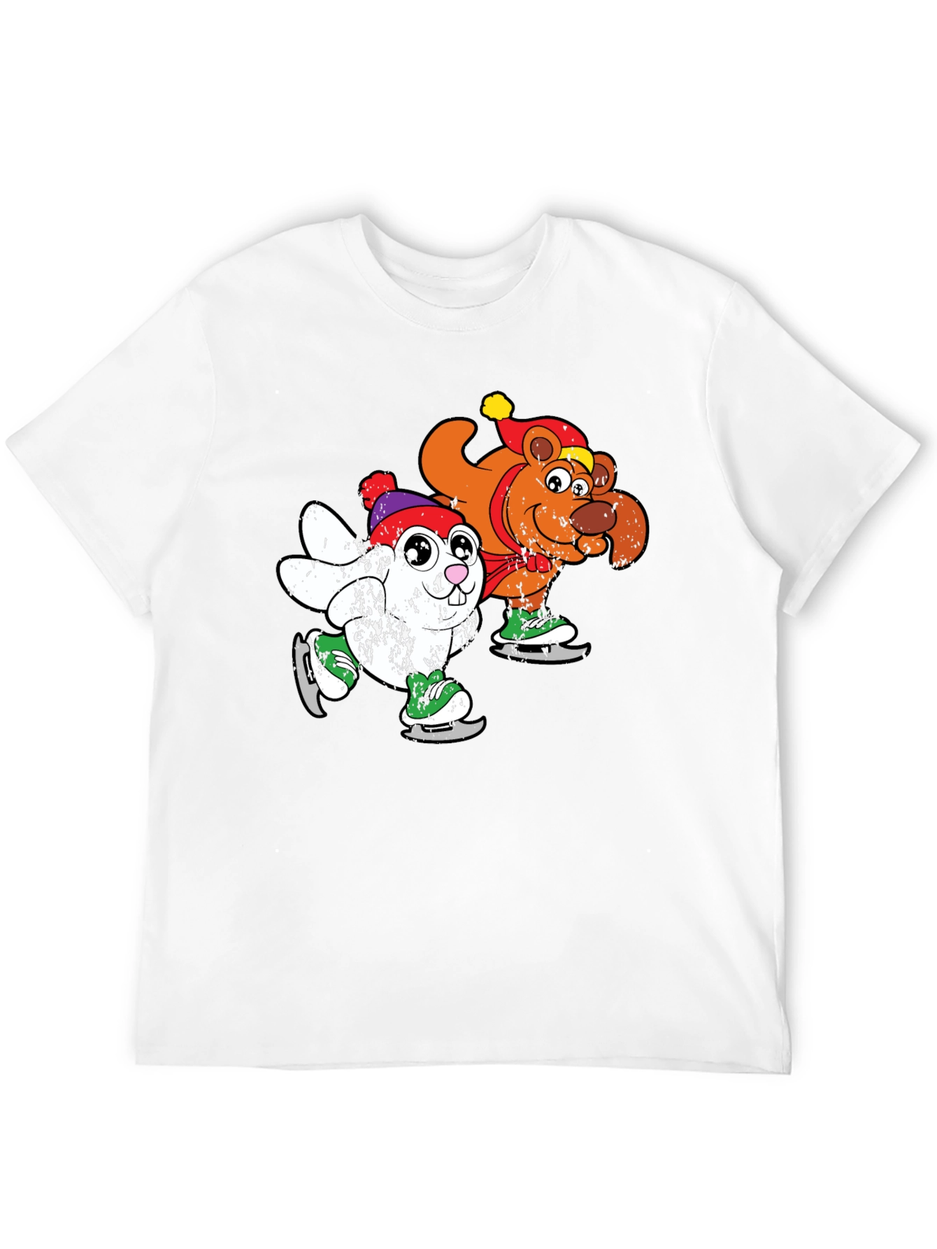 Skating Friends Graphic T-Shirt