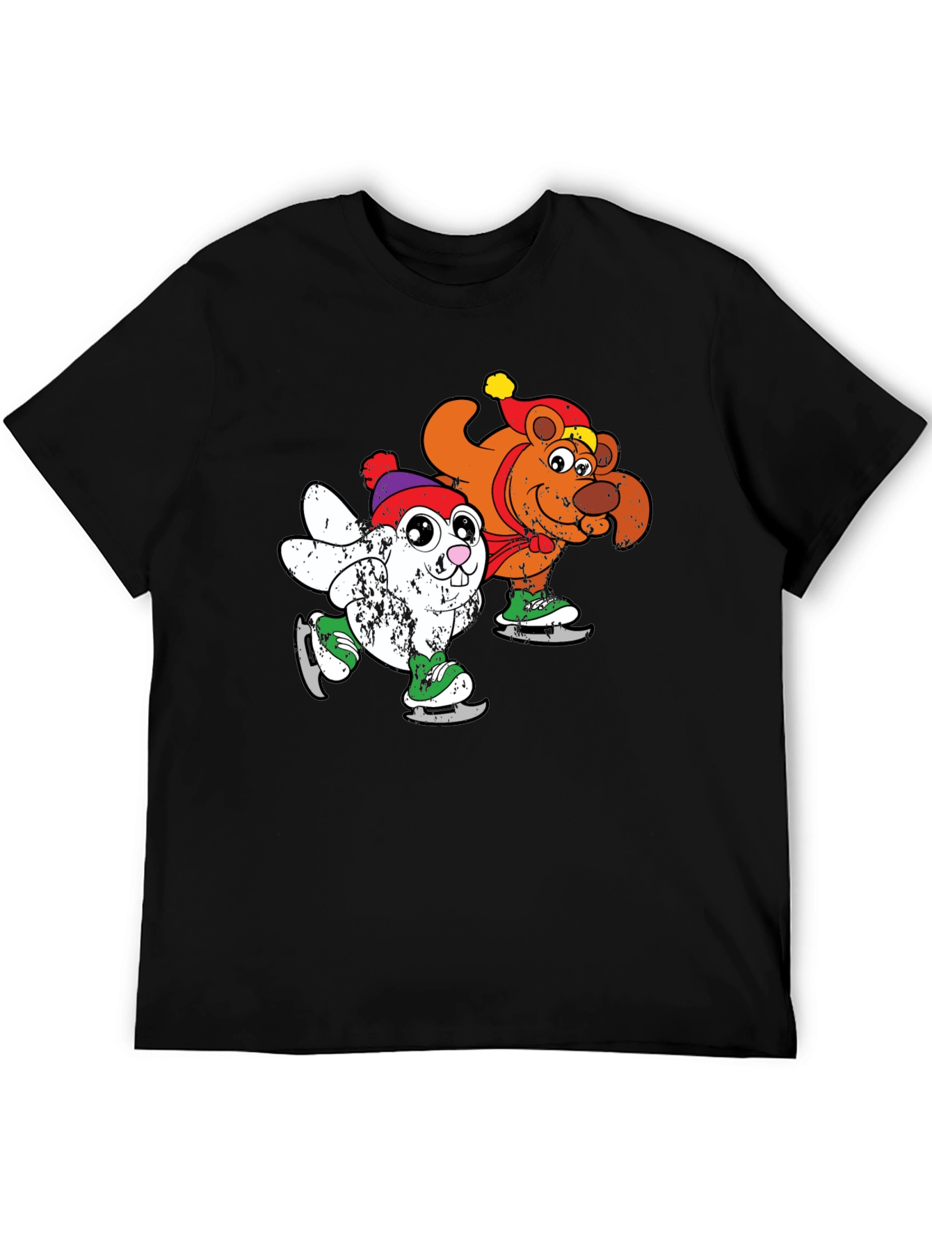 Skating Friends Graphic T-Shirt