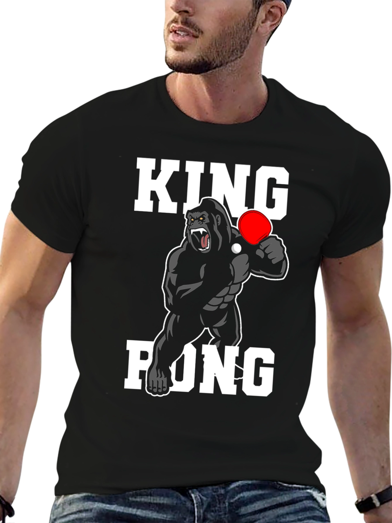 King Pong Gorilla Graphic T-Shirt