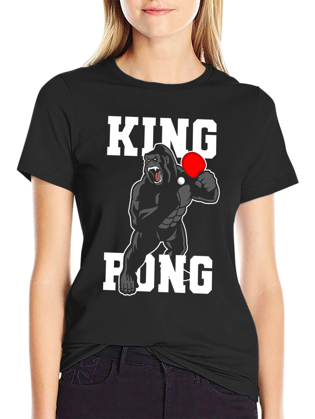 King Pong Gorilla Graphic T-Shirt
