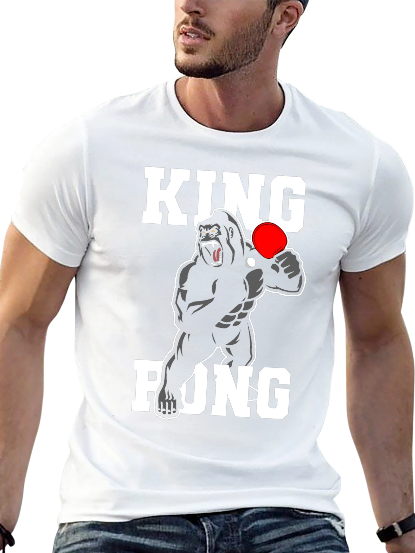 King Pong Gorilla Graphic T-Shirt