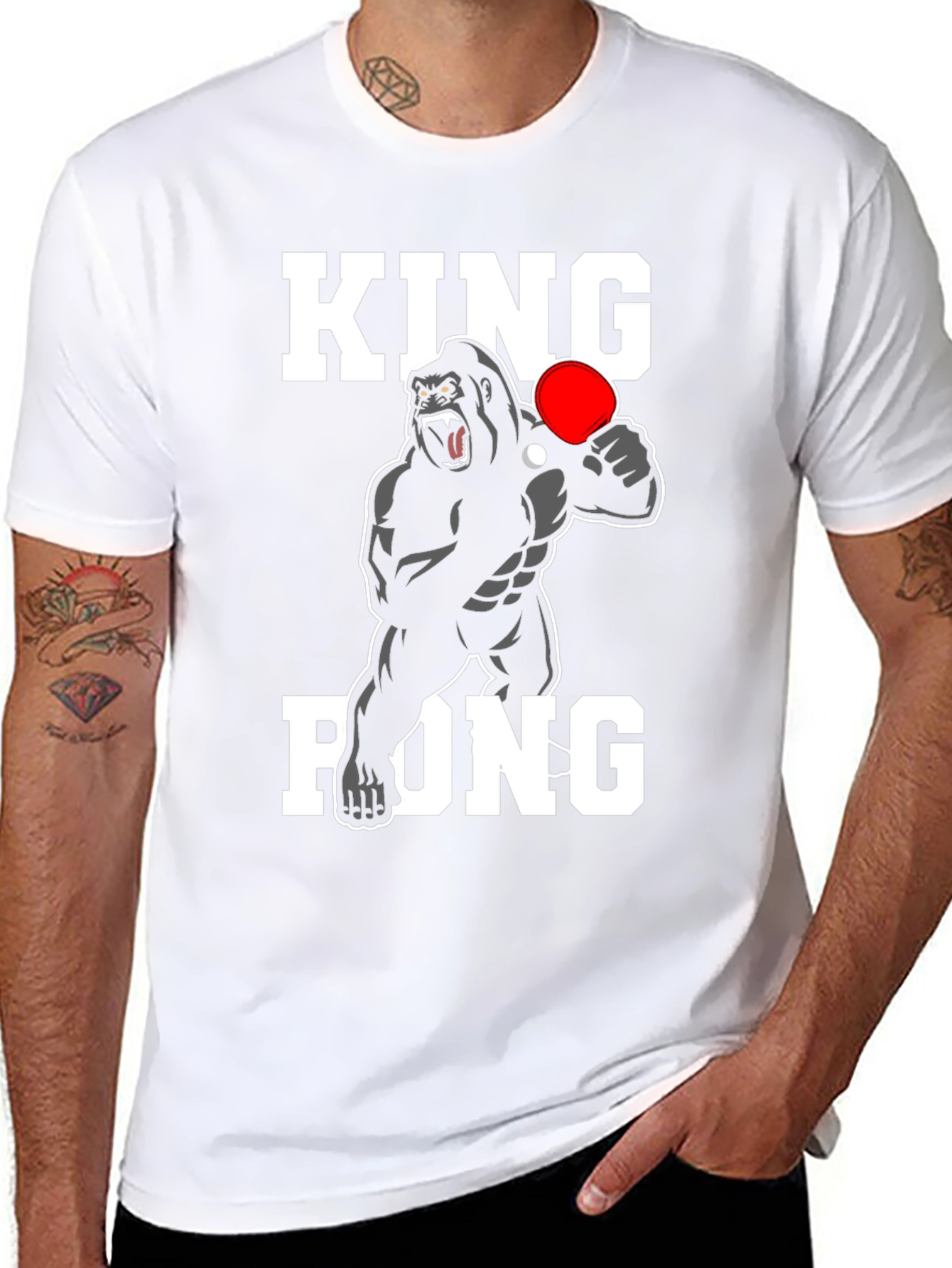 King Pong Gorilla Graphic T-Shirt