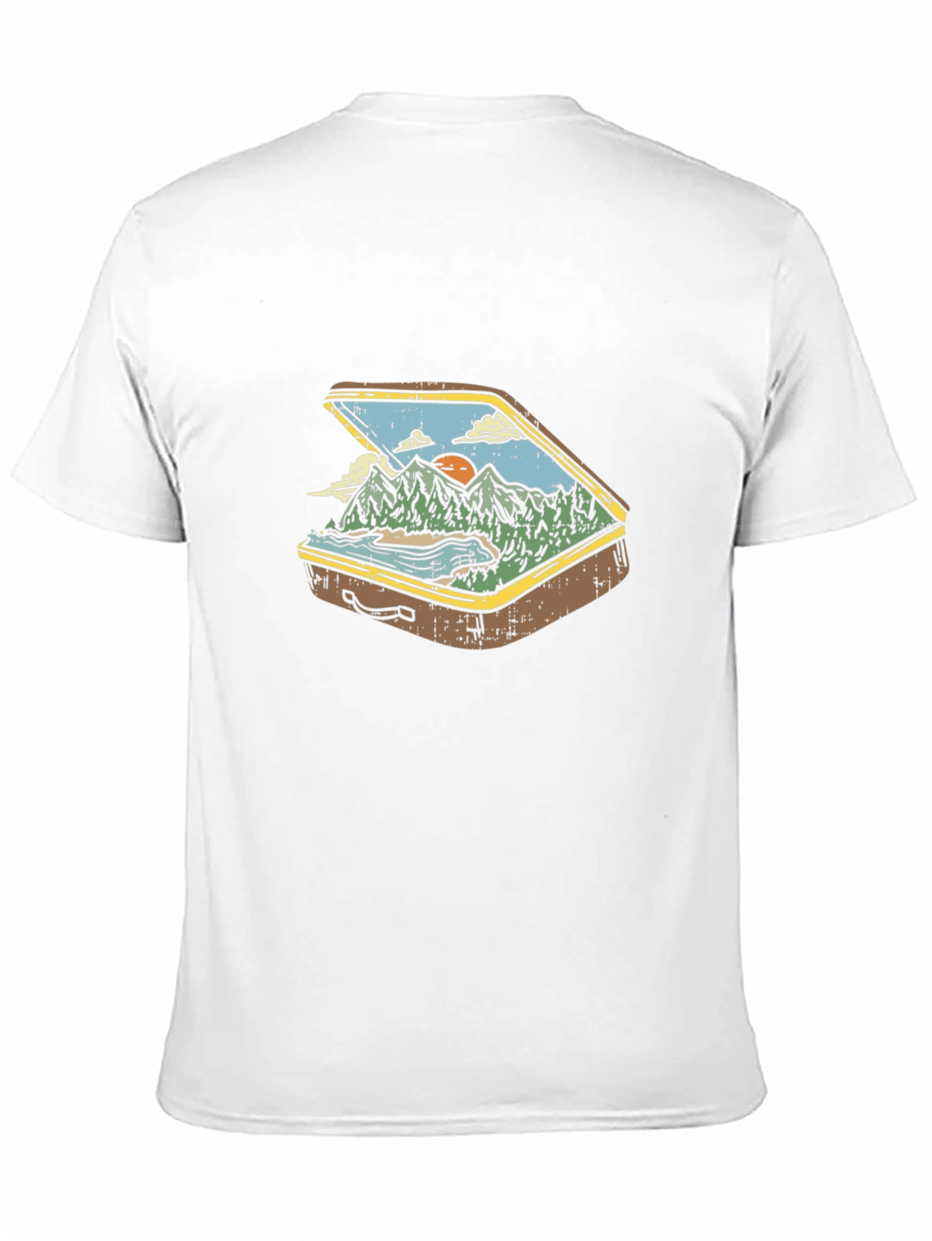 Suitcase Nature Graphic T-Shirt
