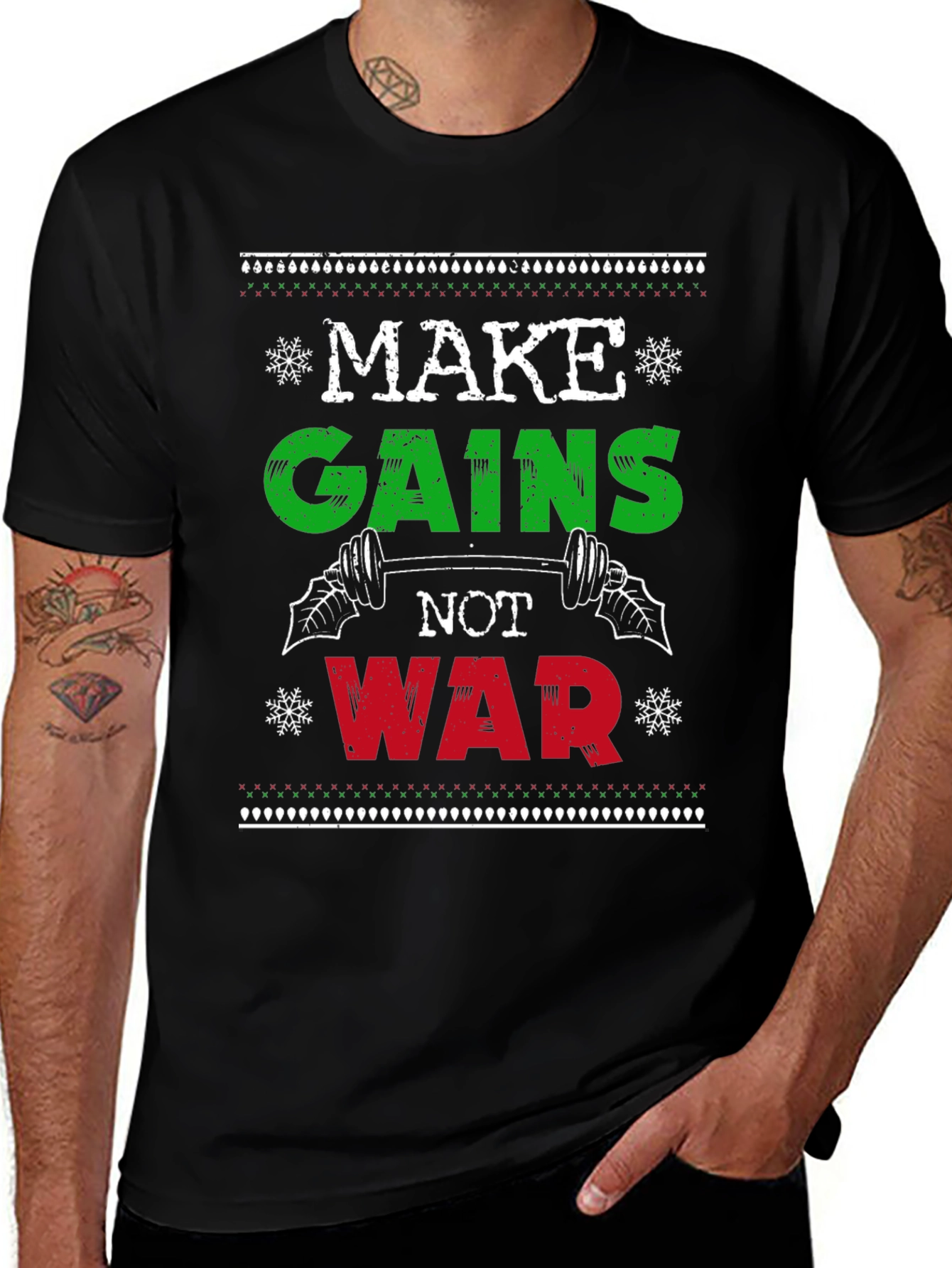 Make Gains Not War T-Shirt