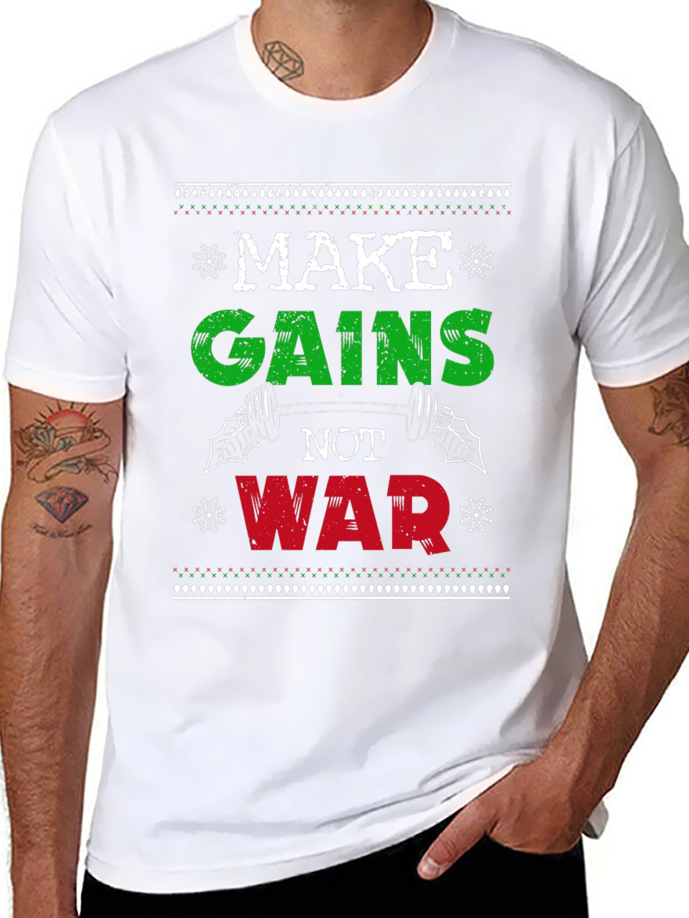 Make Gains Not War T-Shirt