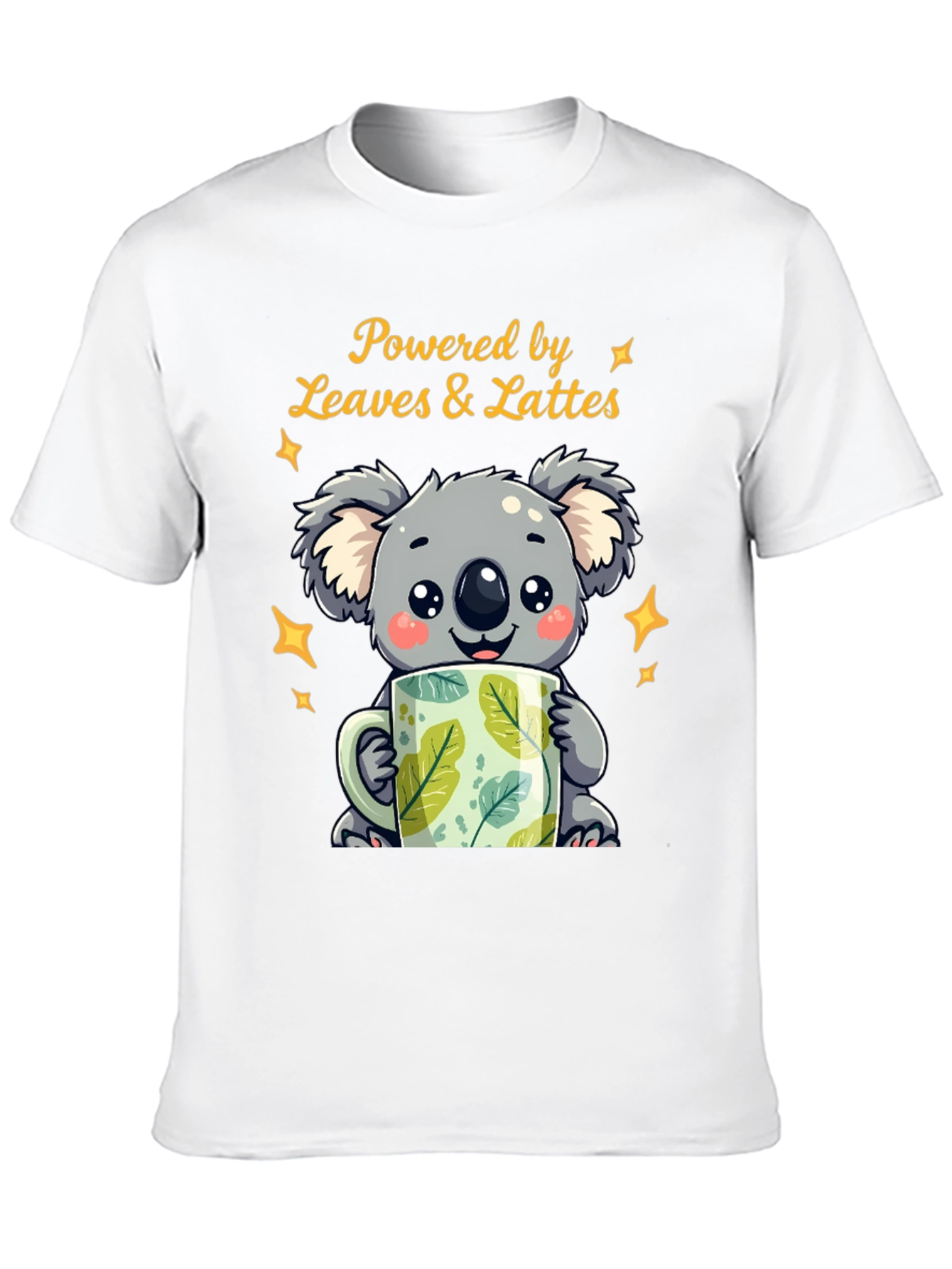 Koala Leaves & Lattes Graphic Tee