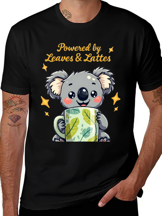 Koala Leaves & Lattes Graphic Tee