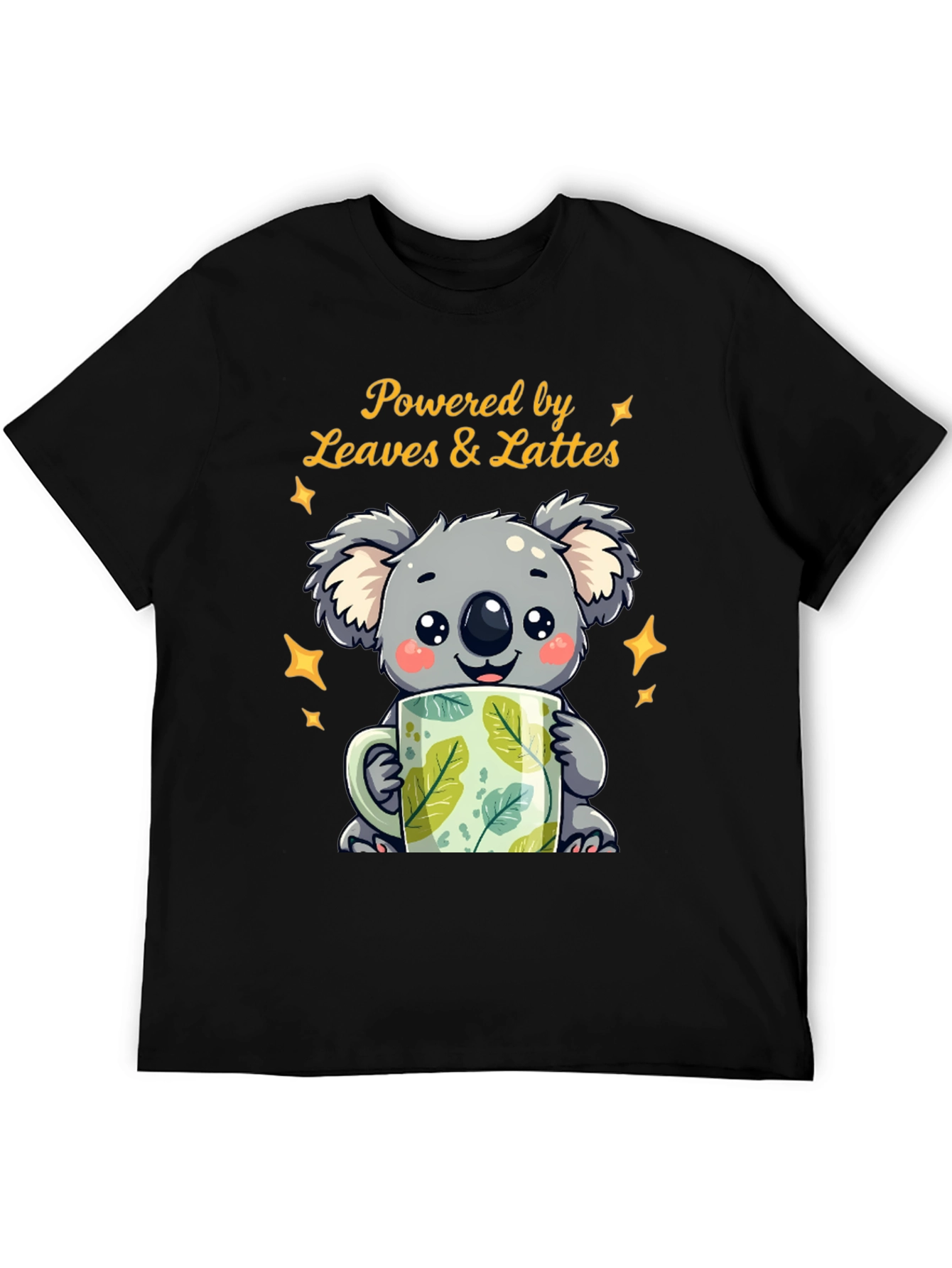 Koala Leaves & Lattes Graphic Tee