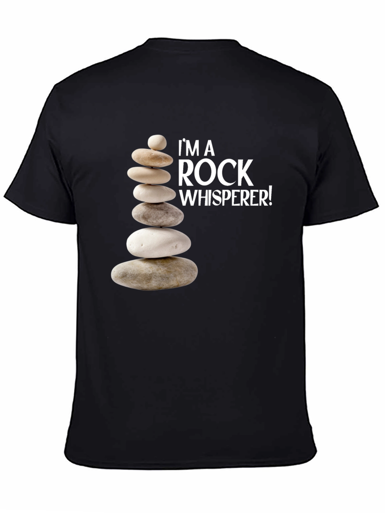 Rock Whisperer Graphic T-Shirt - Black