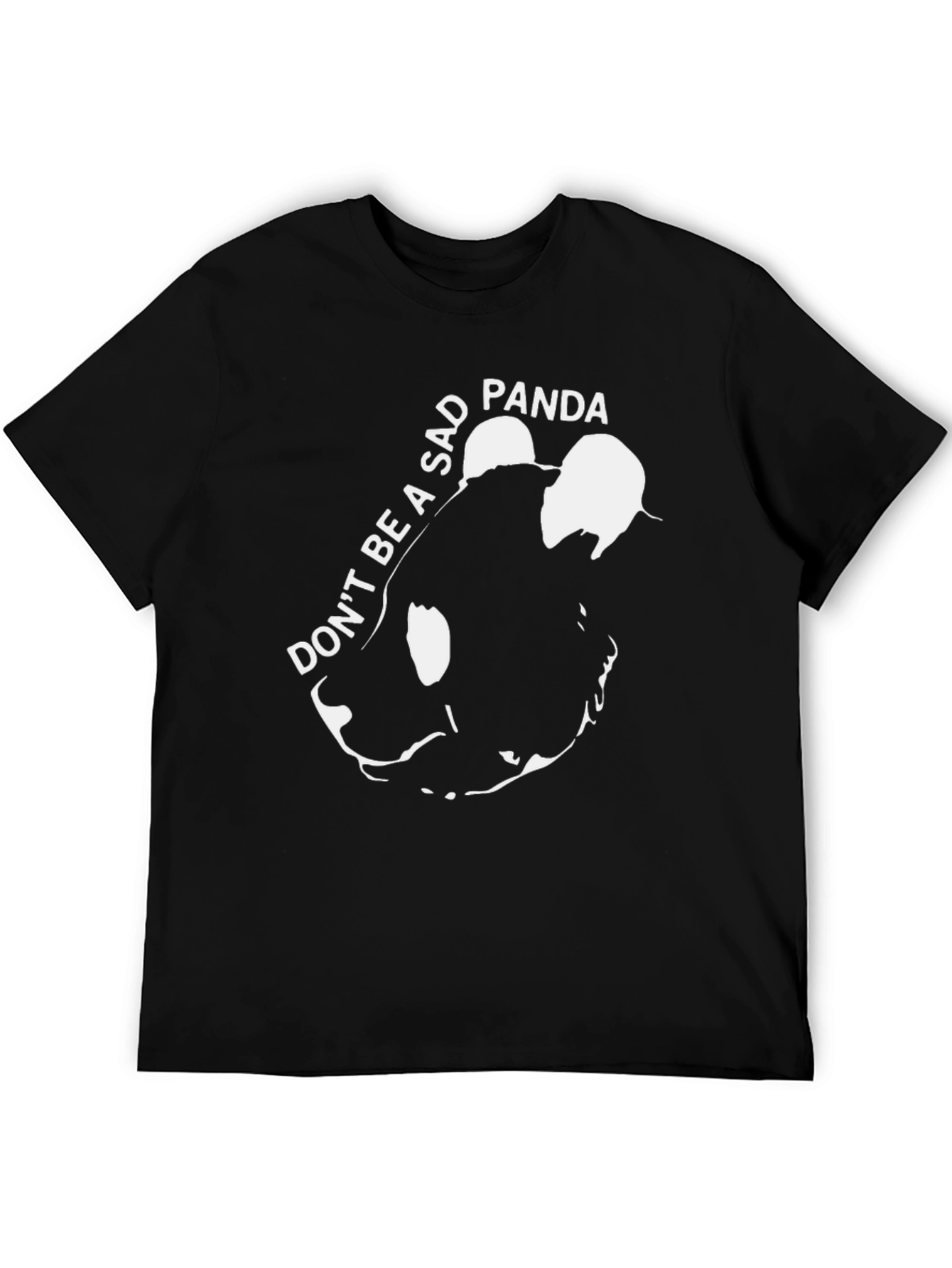 Sad Panda Graphic Tee - Black