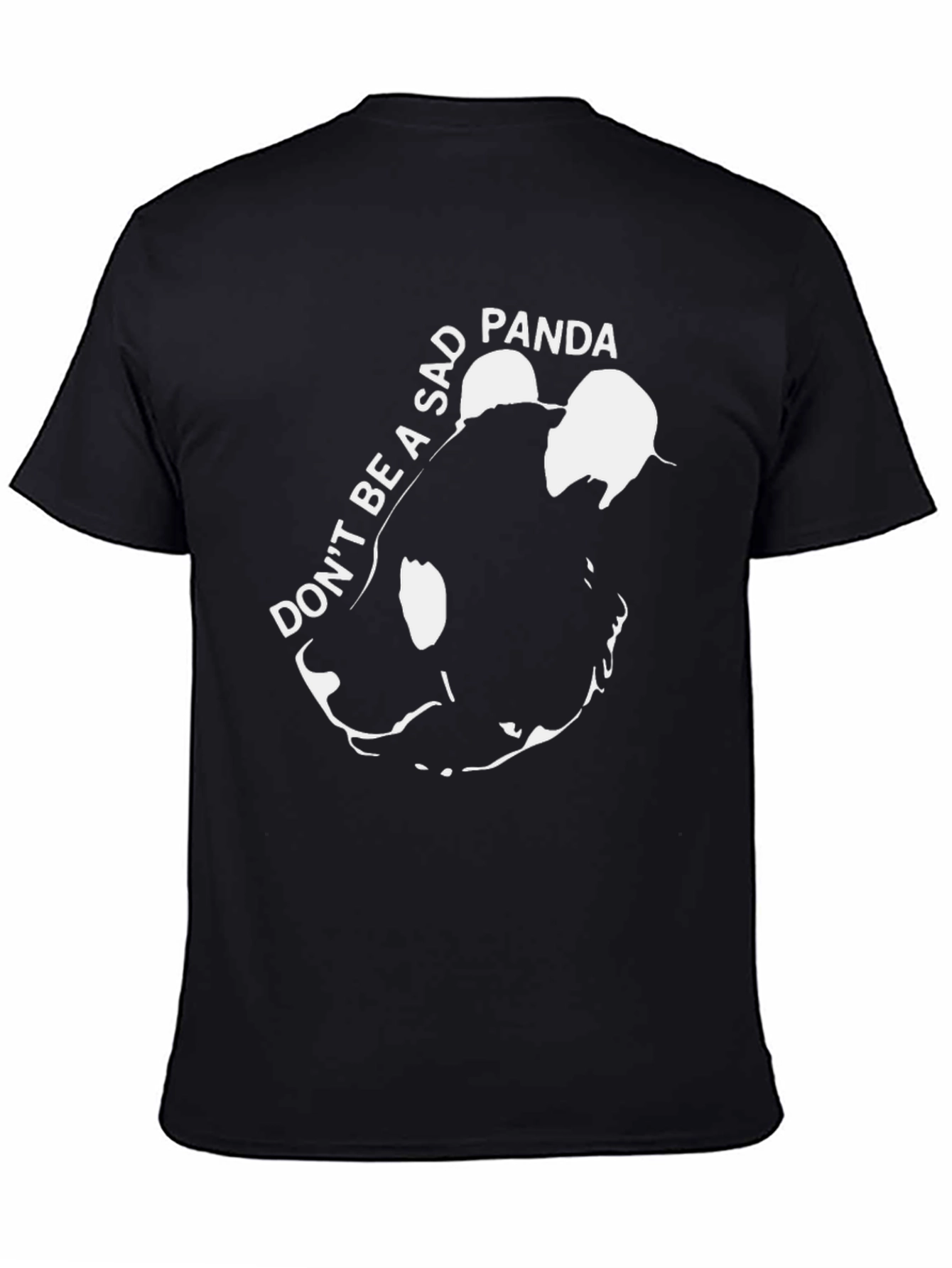 Sad Panda Graphic Tee - Black