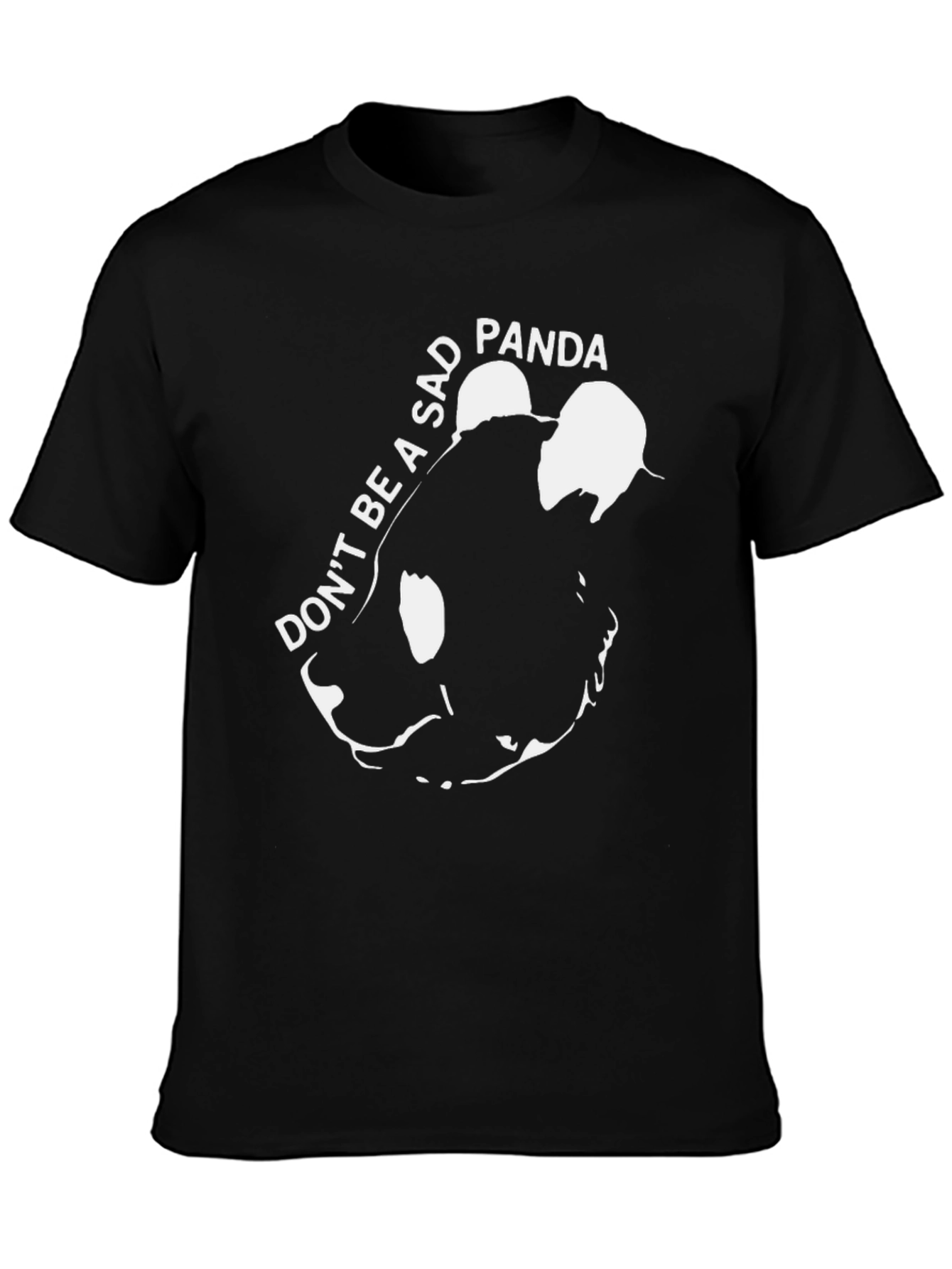 Sad Panda Graphic Tee - Black