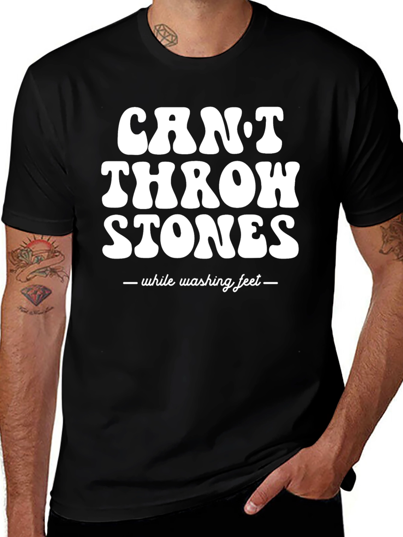 Cant Throw Stones T-Shirt