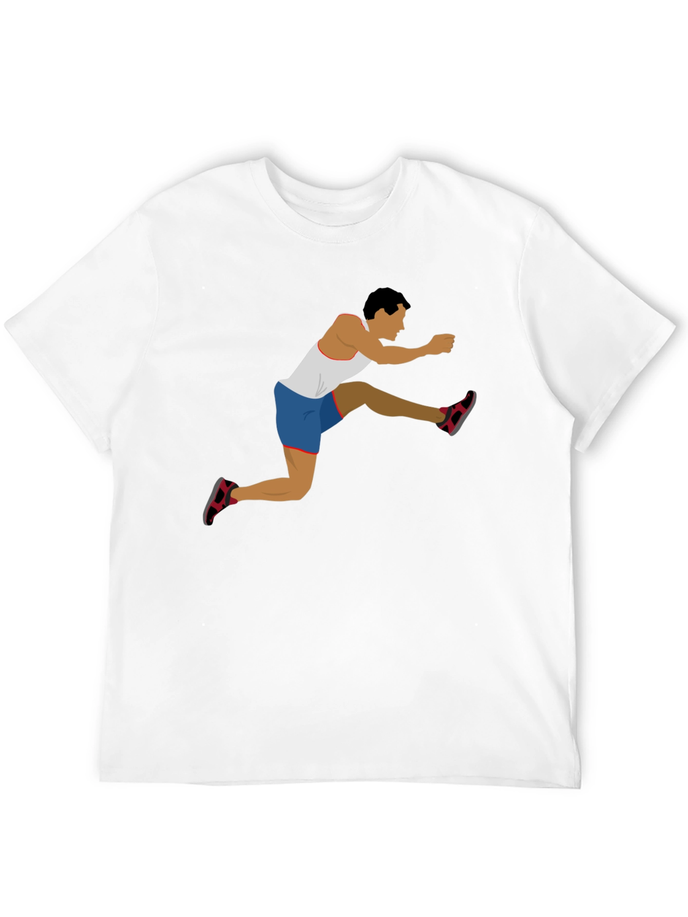 Graphic Tee - Hurdler Design Black
