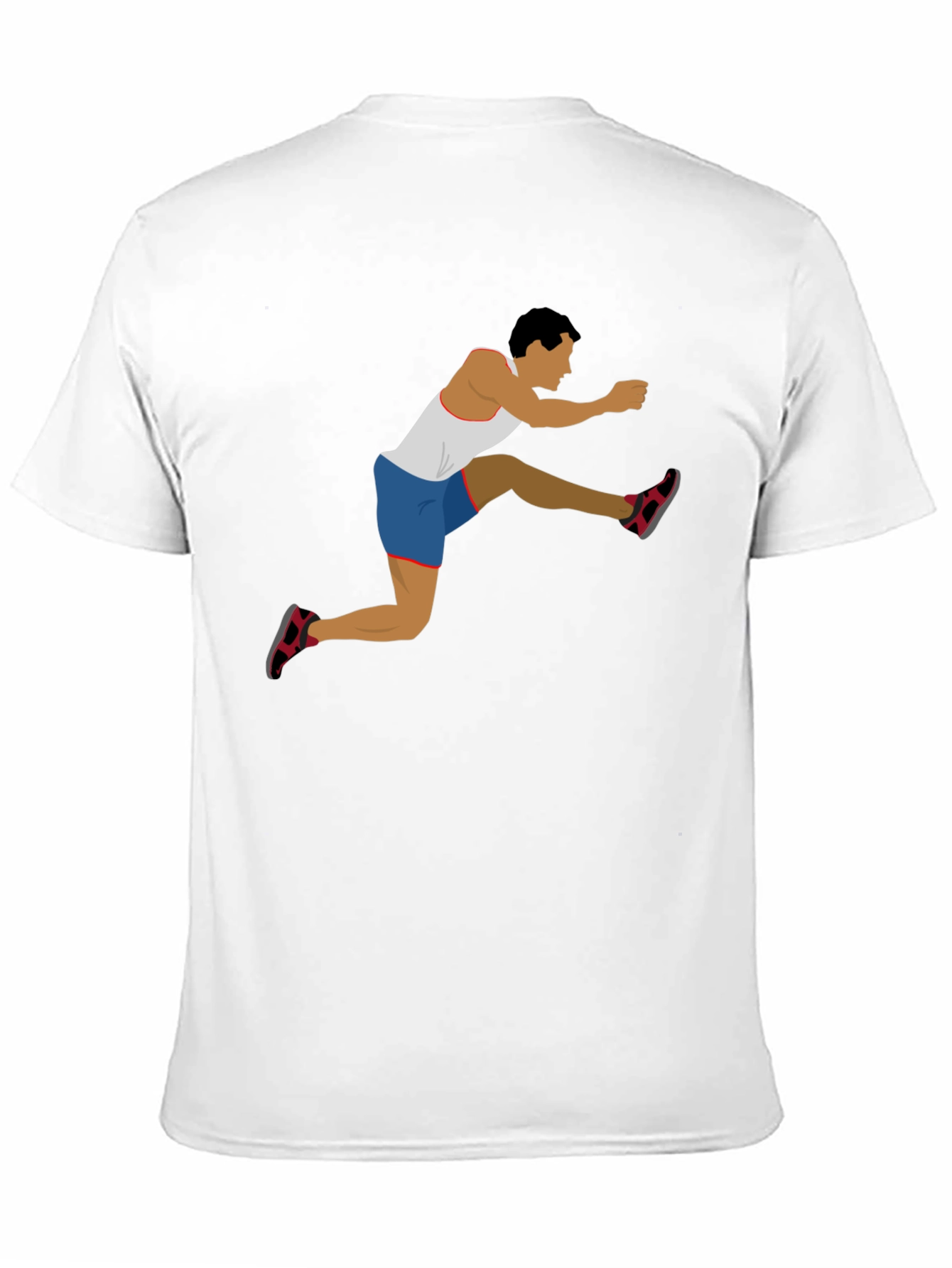 Graphic Tee - Hurdler Design Black